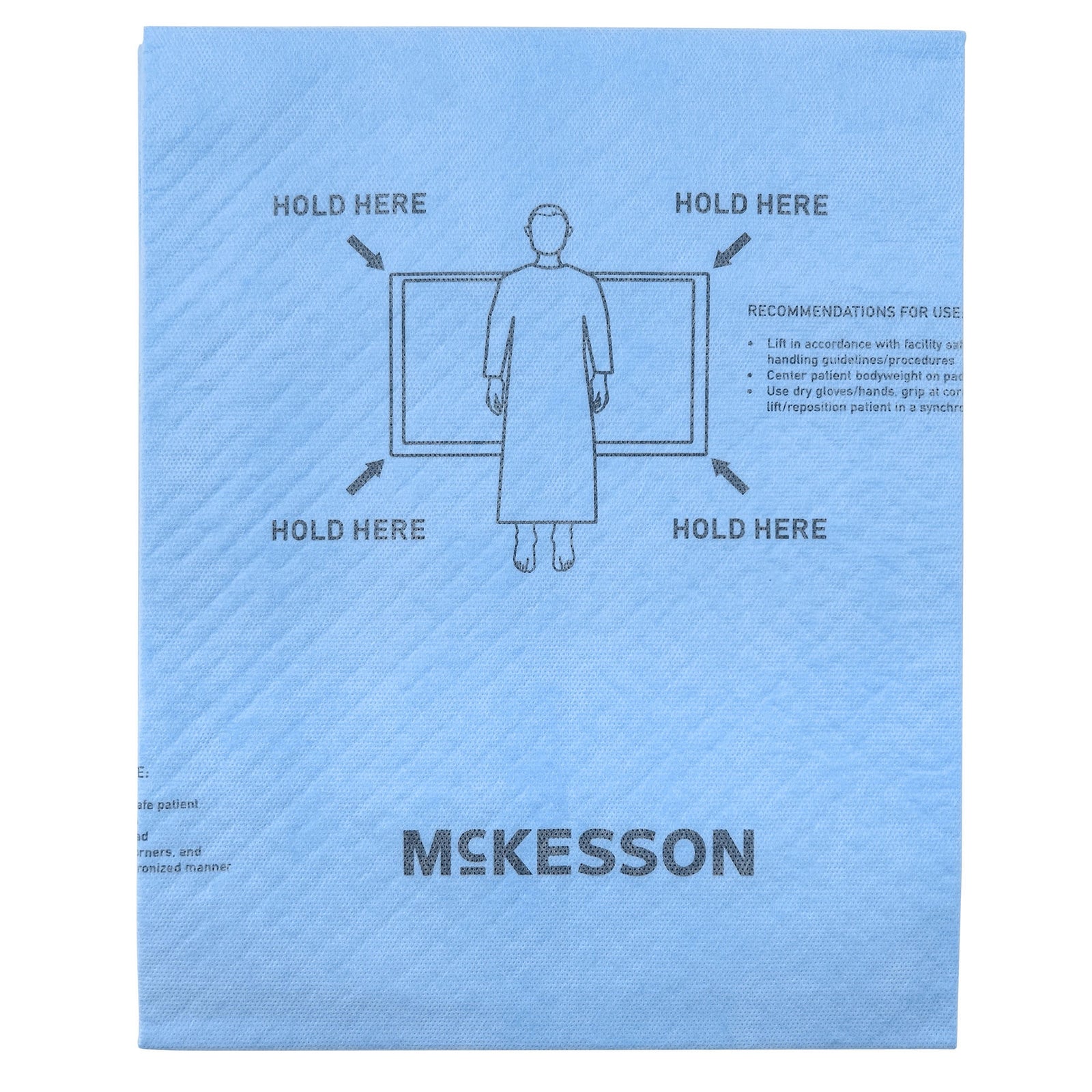 McKesson MedSurg Premium Repositioning Underpad, 30 x 42 Inch, 300 lb Capacity