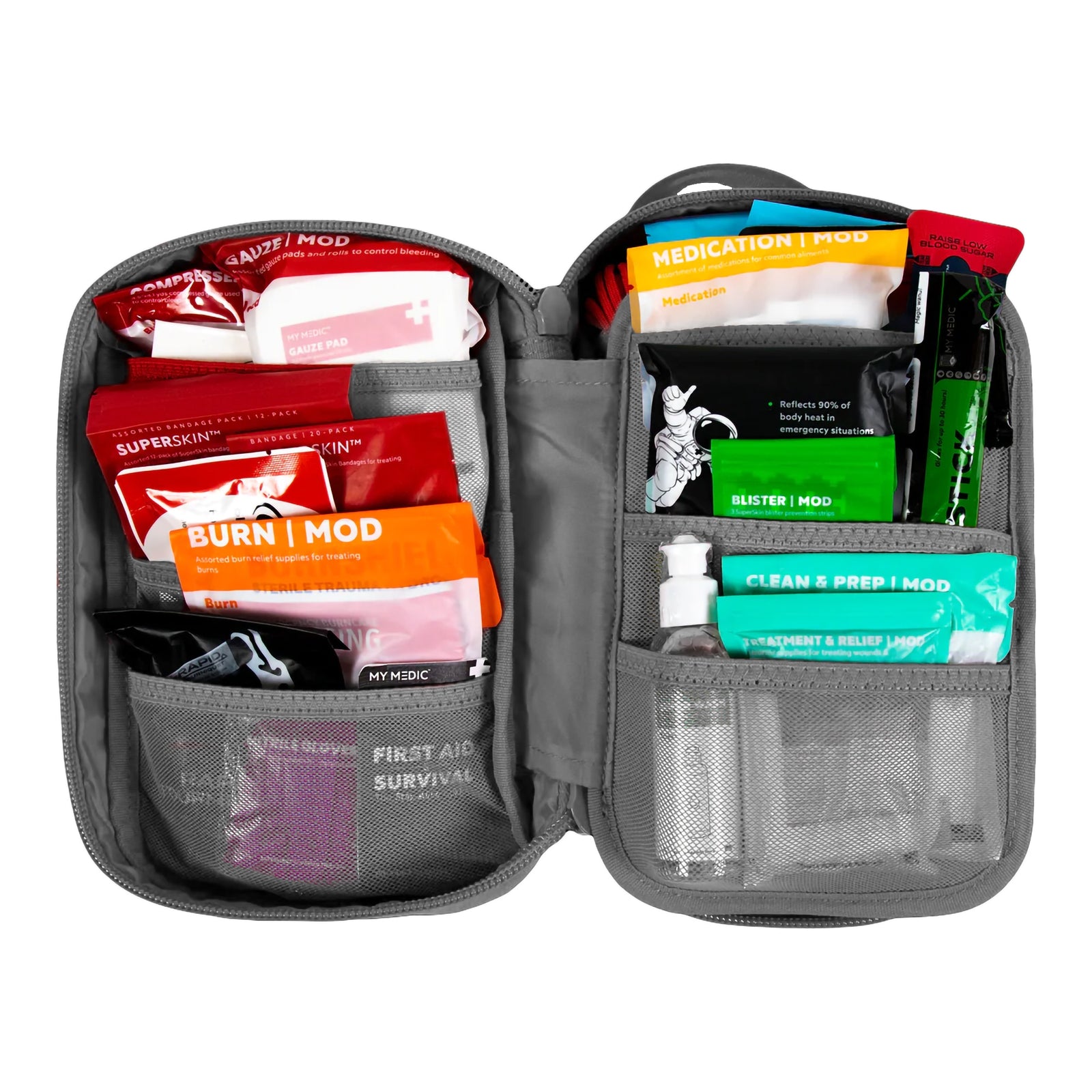 My Medic MYFAK Pro First Aid Kit with Gray Nylon Bag