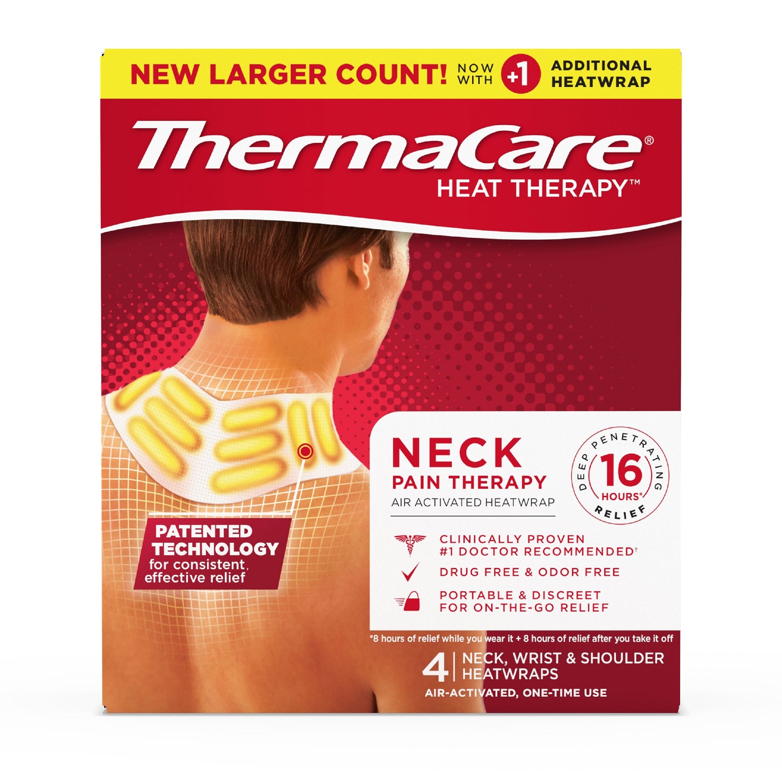 ThermaCare Neck Shoulder Wrist Heat Therapy Pad