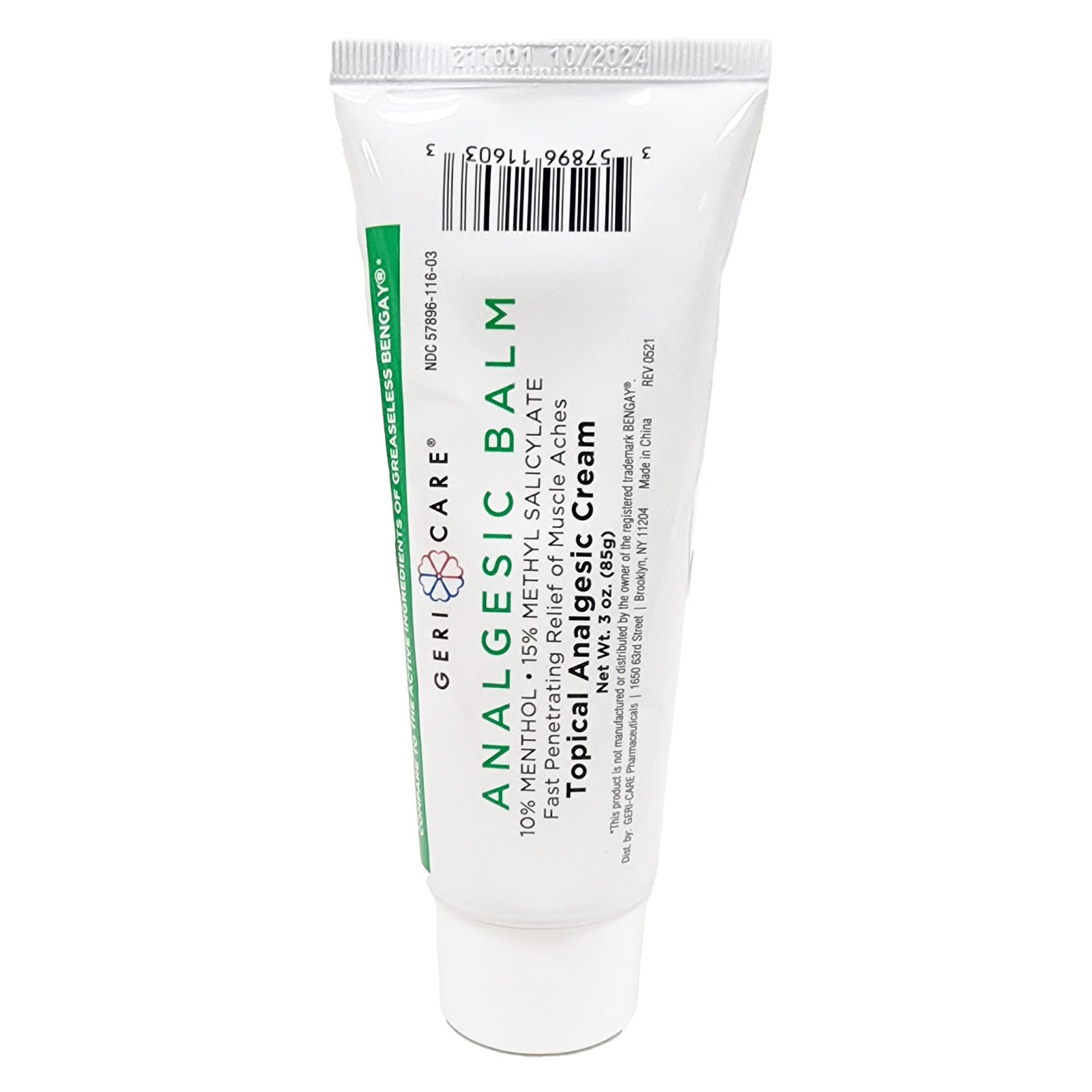 Geri-Care Topical Pain Relief Cream 3 oz