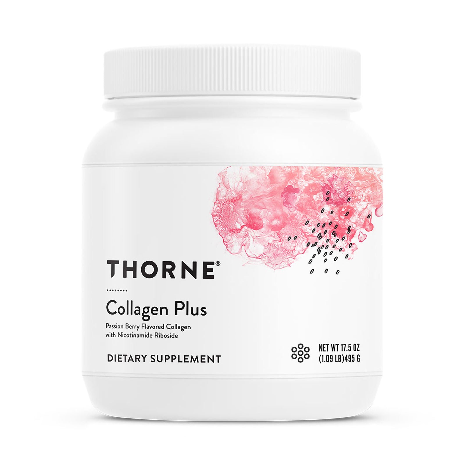 Thorne Collagen Plus Passion Berry Powder, 17.5 oz