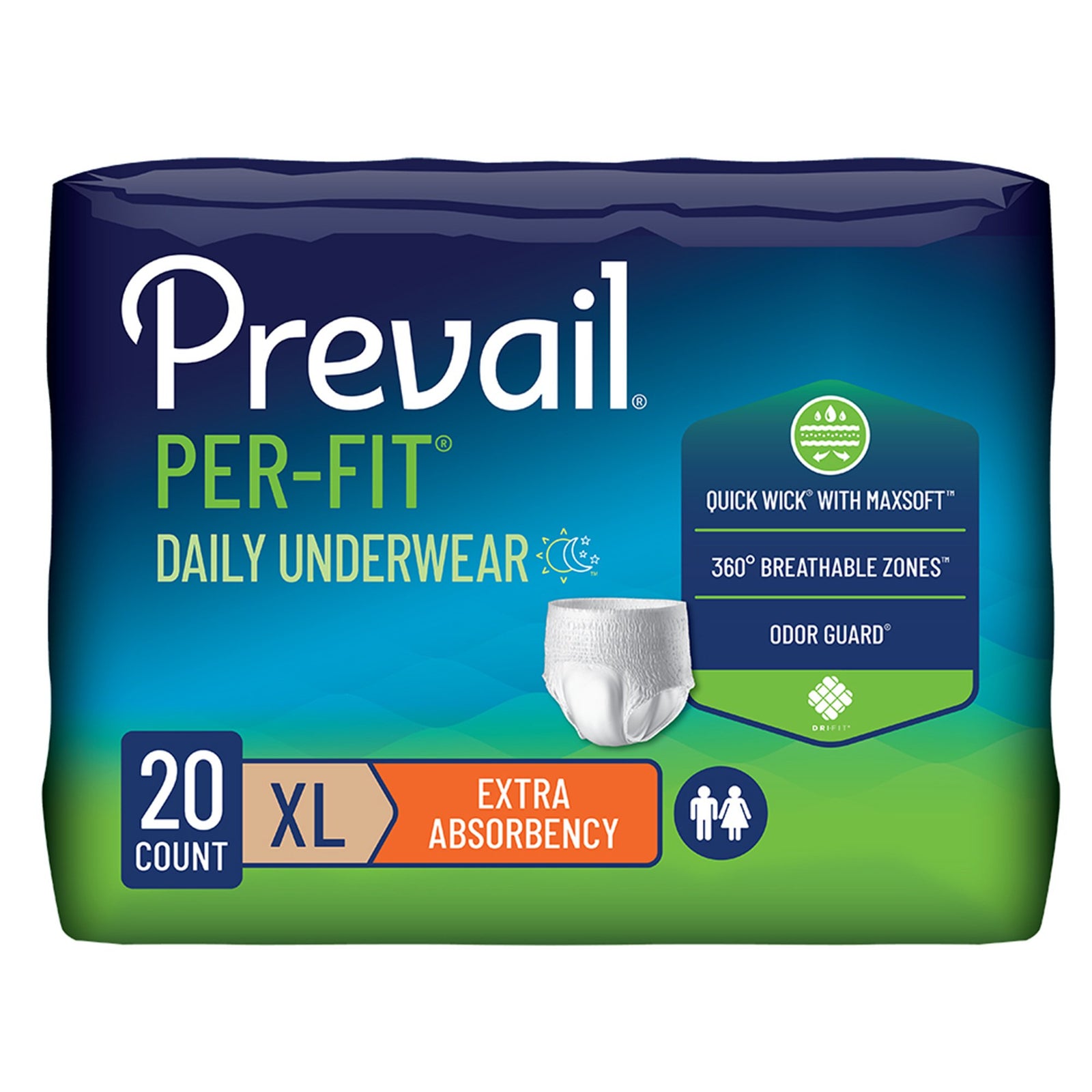 FIRST QUALITY PR Prevail Per-Fit Protective Underwear