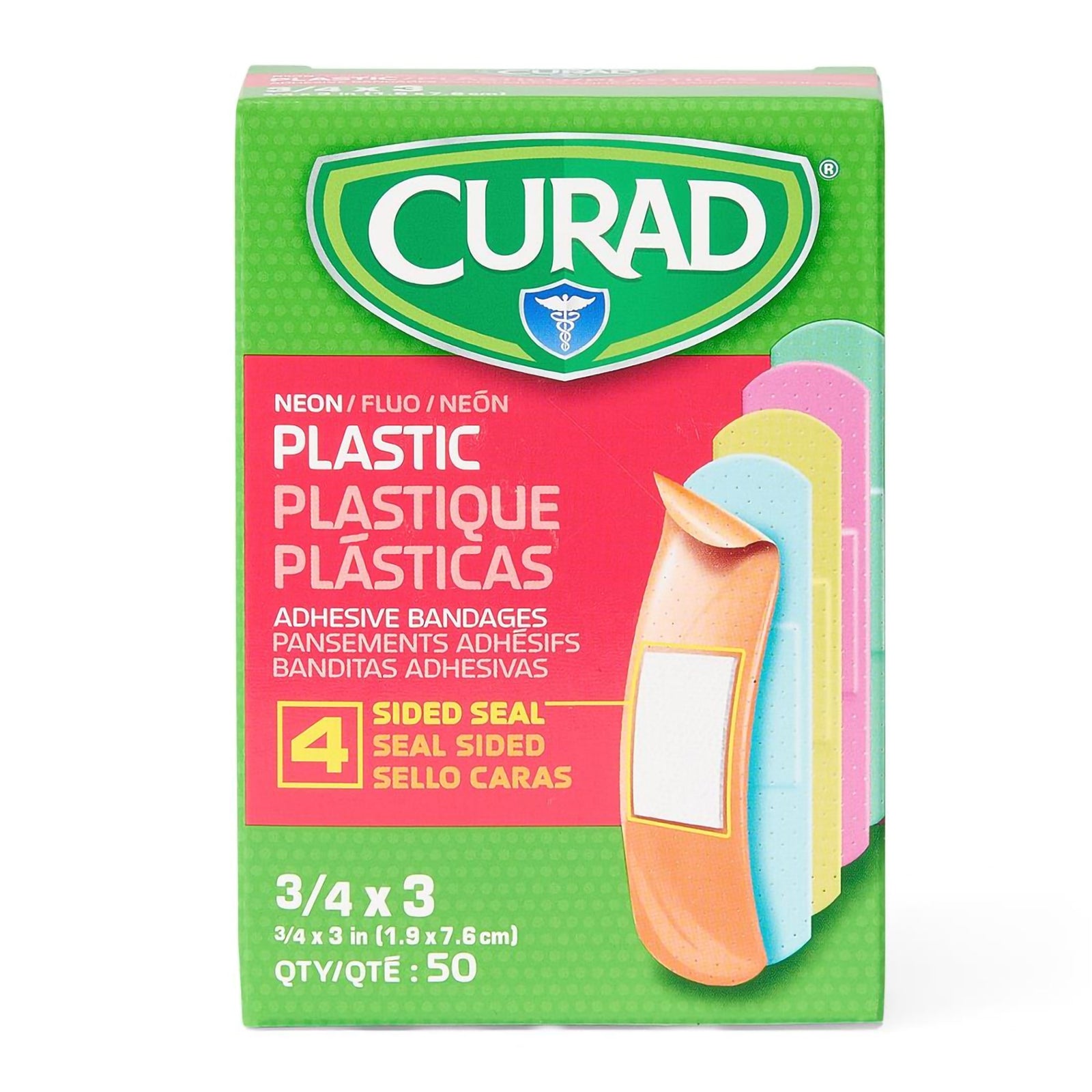 Curad® Neon Plastic Adhesive Bandages