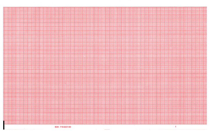 Spacelabs ECG Recording Chart Paper