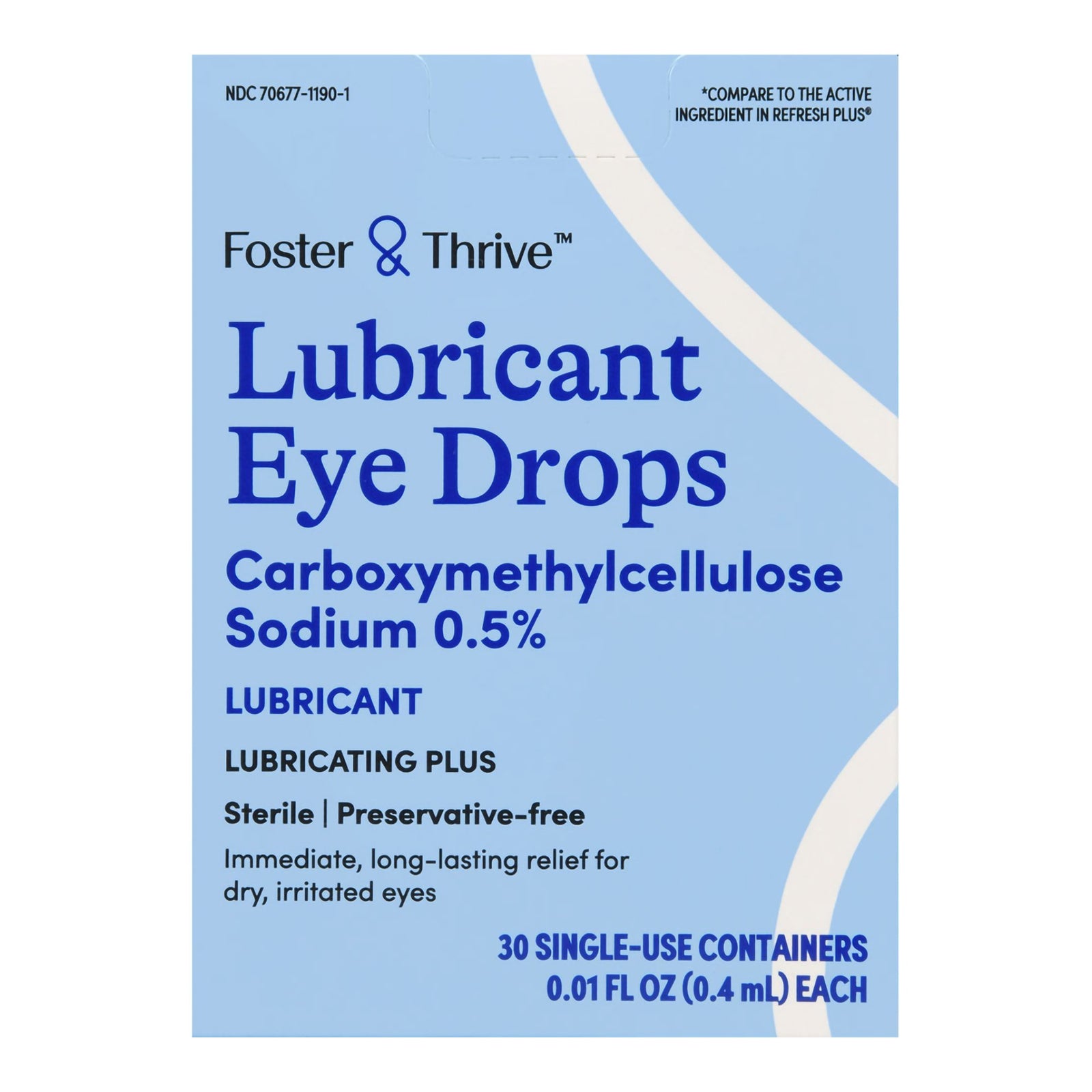 McKesson MedSurg Eye Lubricant Drops, Fine Tip, 30-Dose, 0.01 oz