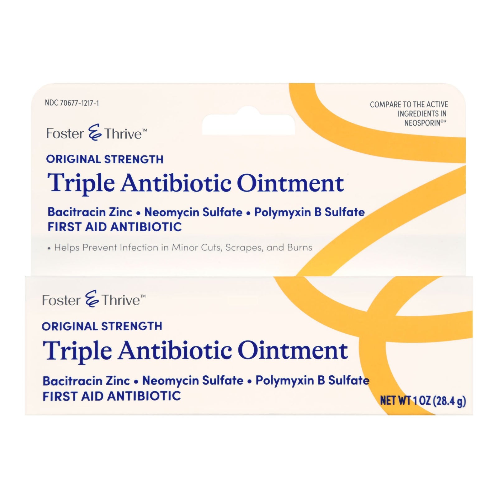 First Aid Antibiotic Bacitracin / Neomycin / Polymyxin B Ointment 1 oz Tube