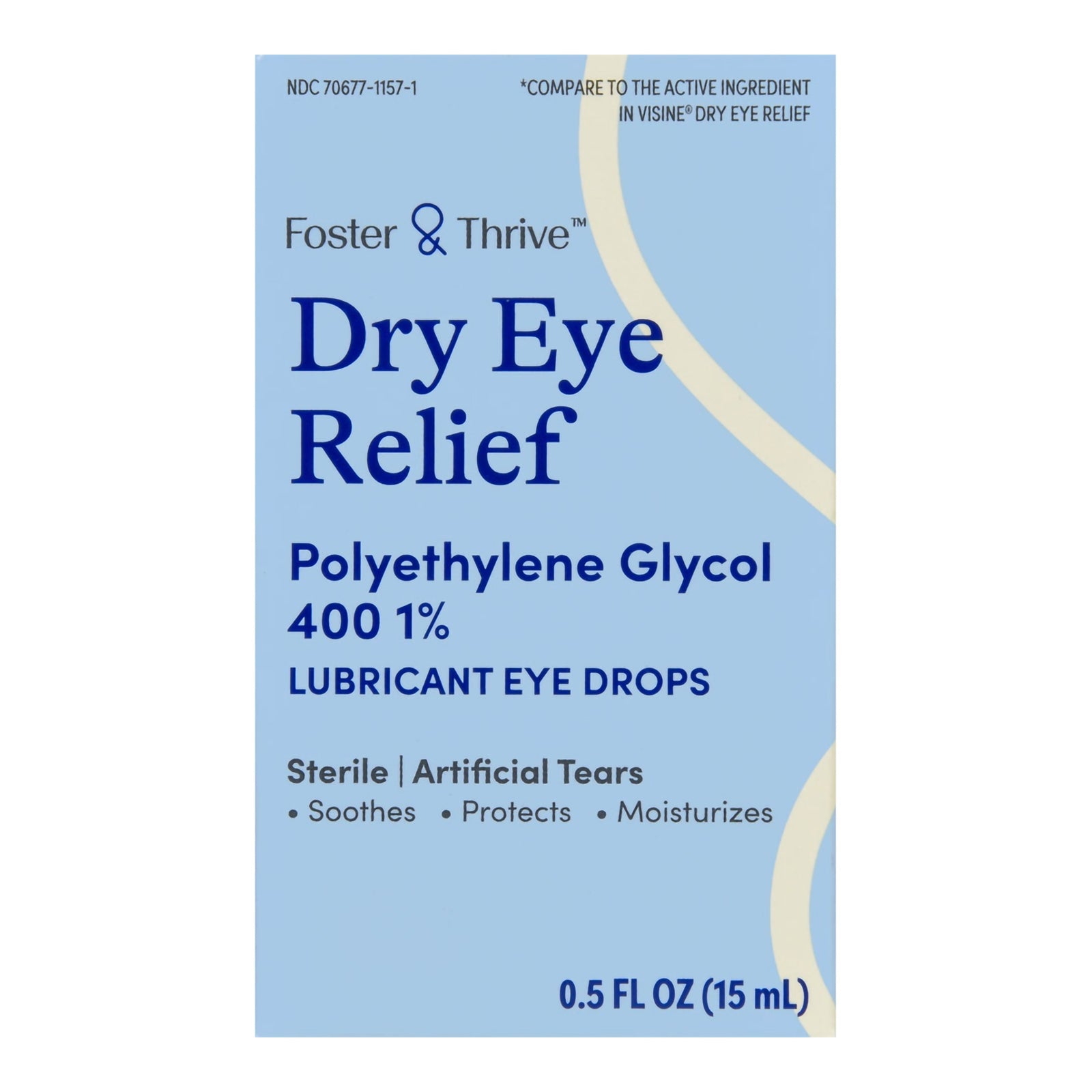 Foster & Thrive Dry Eye Relief Lubricant Eye Drops, 0.5 fl oz