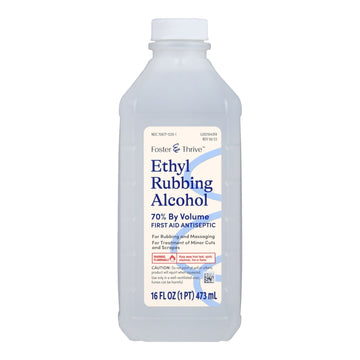 Antiseptic Ethyl Alcohol 70% Topical Liquid 16 oz. Bottle
