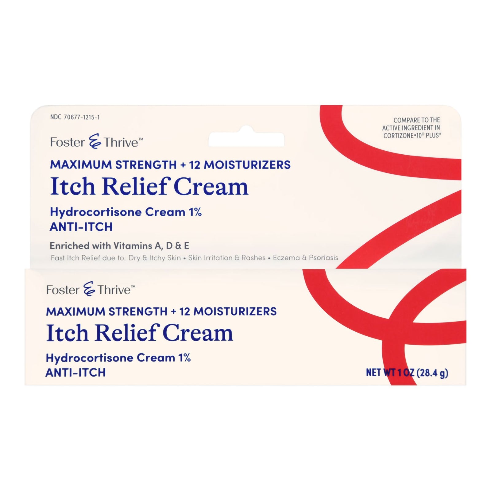 Foster & Thrive Hydrocortisone 1% Cream 1 oz Tube