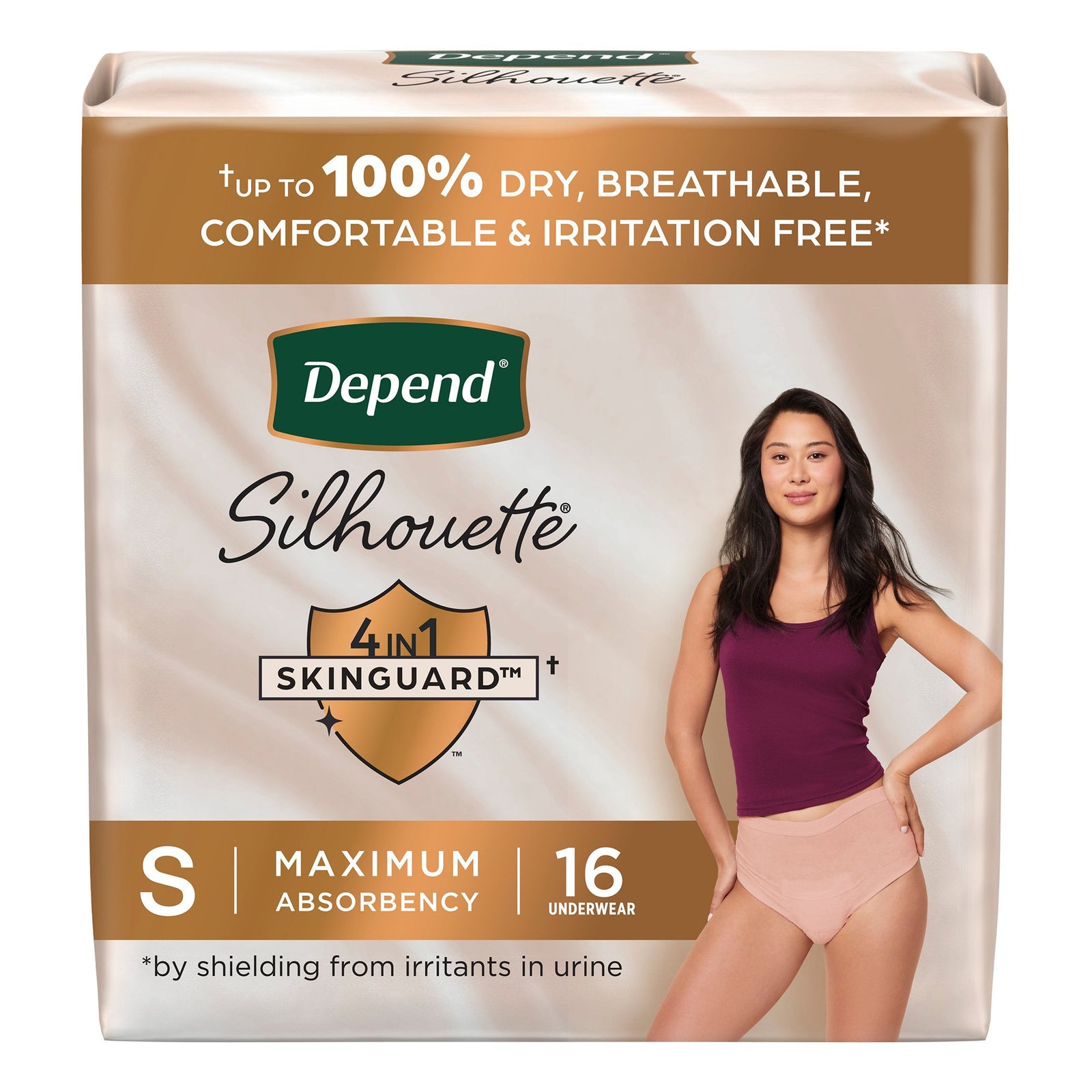 Depend® Silhouette® Waistband Style Adult Incontinence Underwear for Women