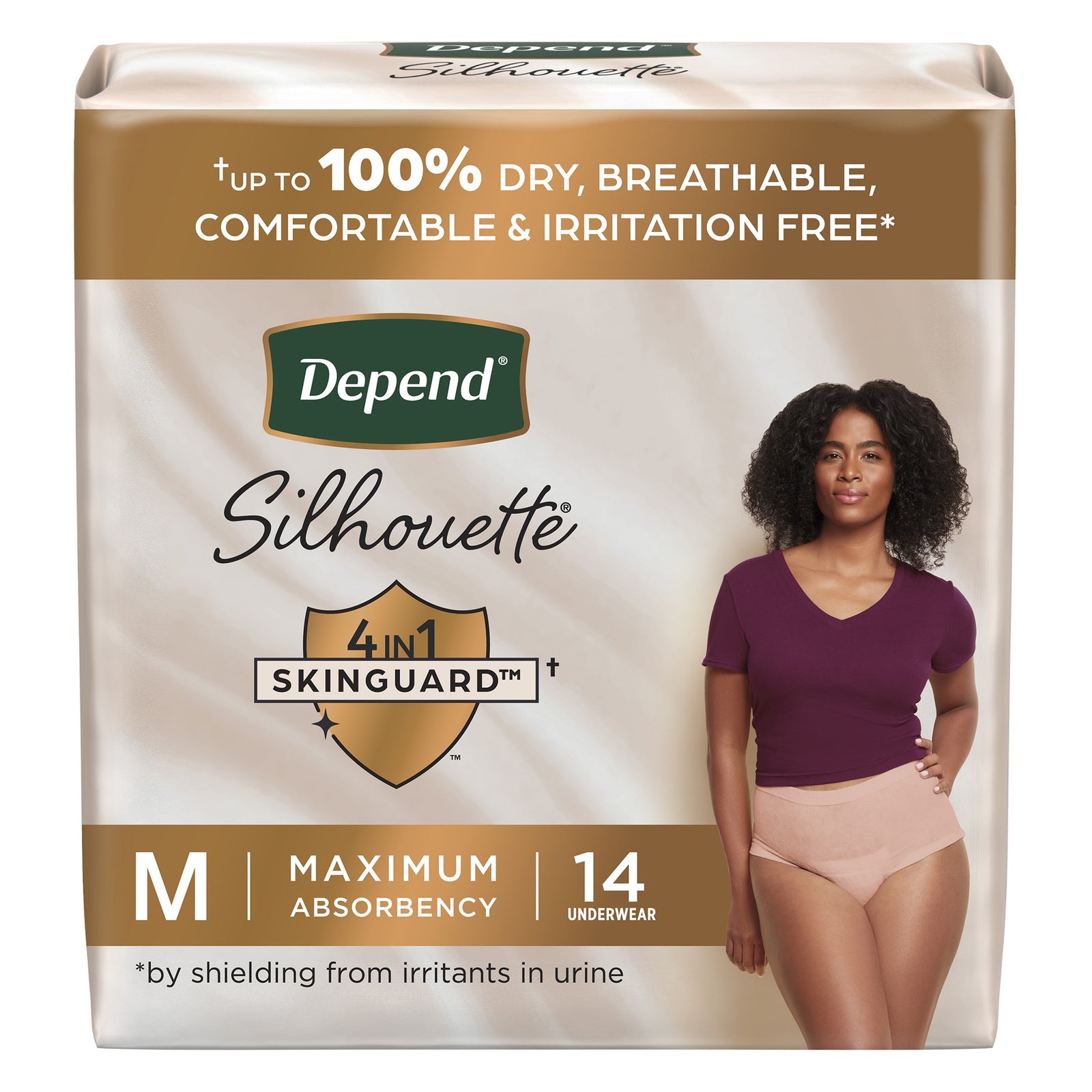 Depend® Silhouette® Waistband Style Adult Incontinence Underwear for Women