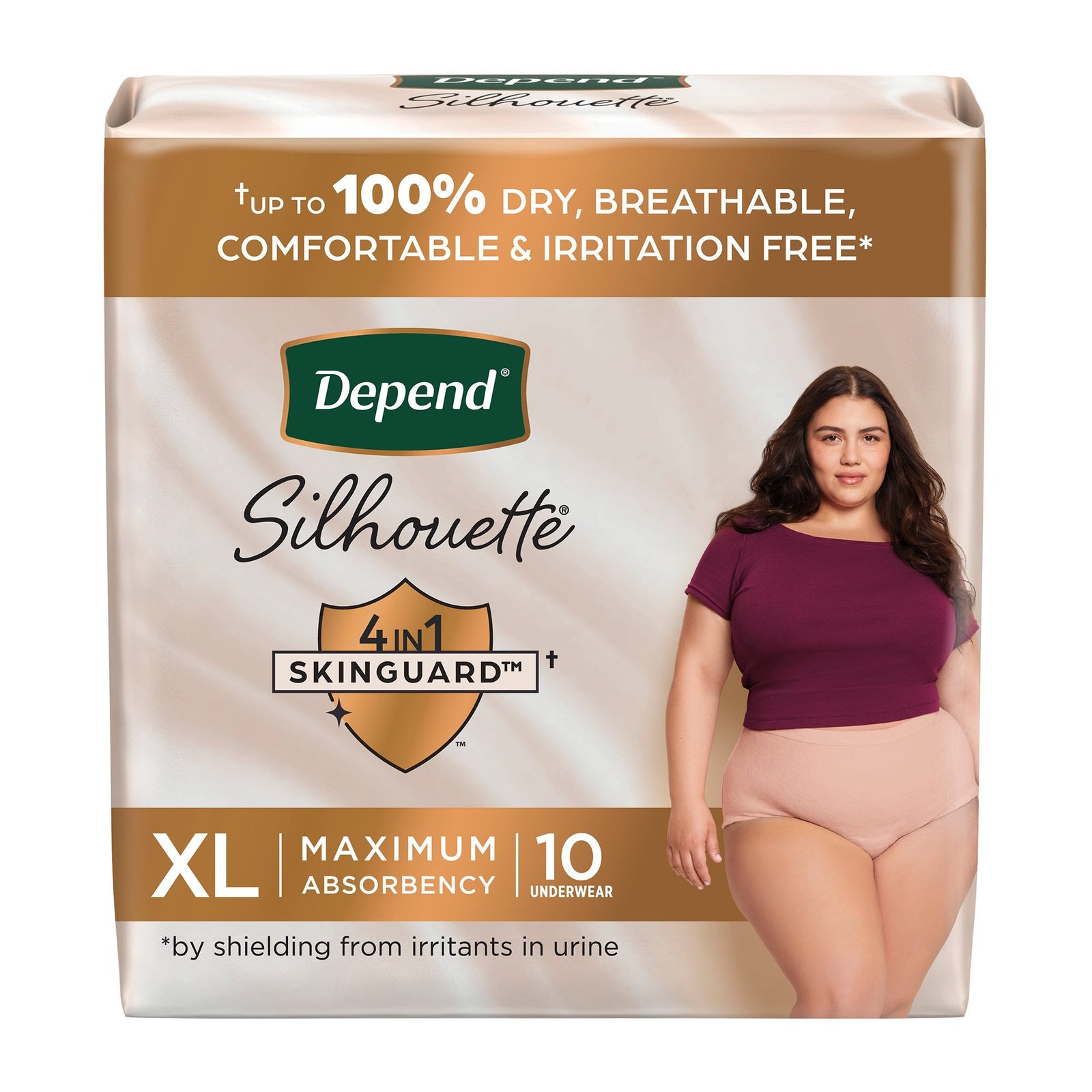 Depend® Silhouette® Waistband Style Adult Incontinence Underwear for Women
