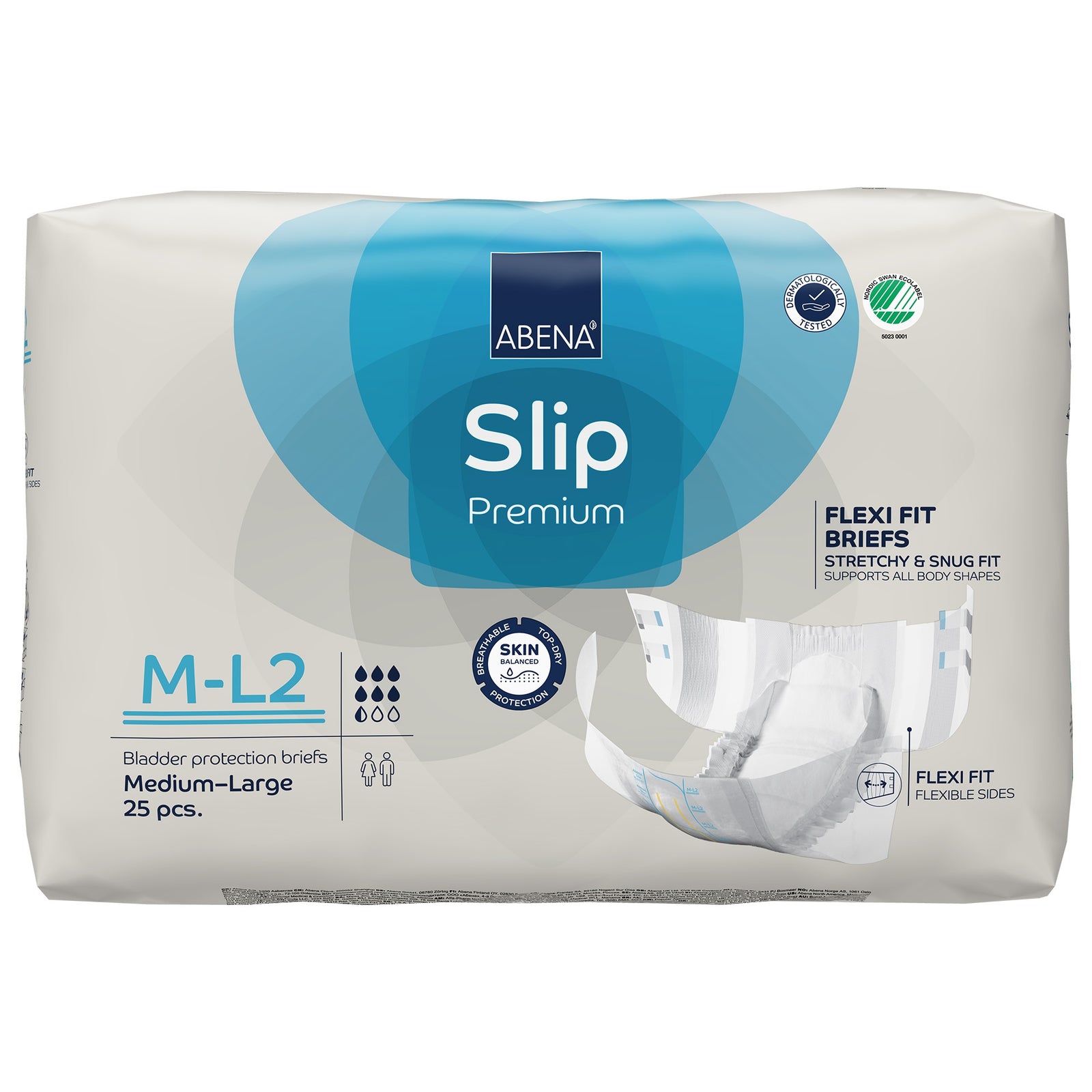Abena Slip Flexi Fit Adult Medium/Large Incontinence Briefs