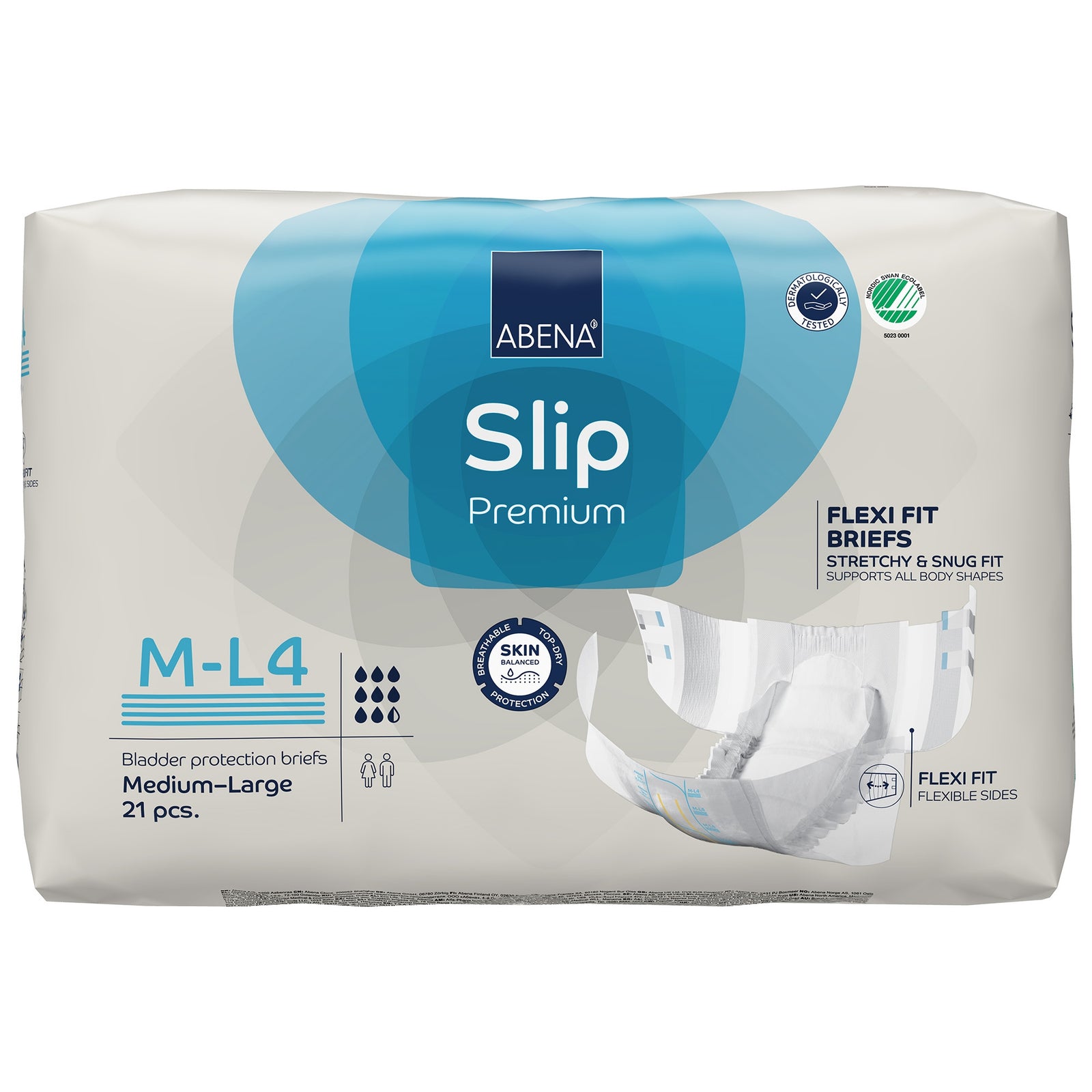 Abena Slip Flexi Fit Adult Medium/Large Incontinence Briefs