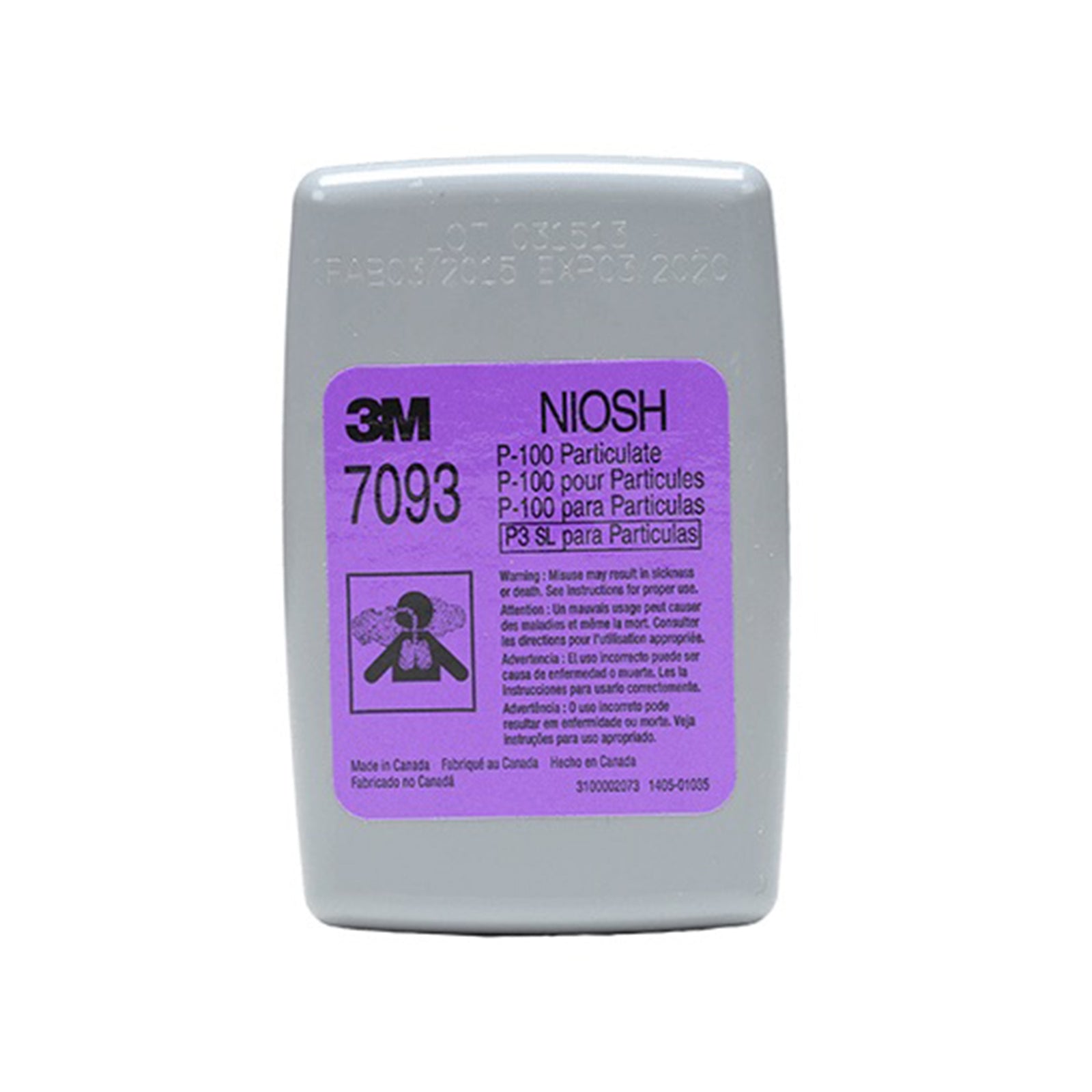 3M™ P100 Particulate Filter - Case of 60