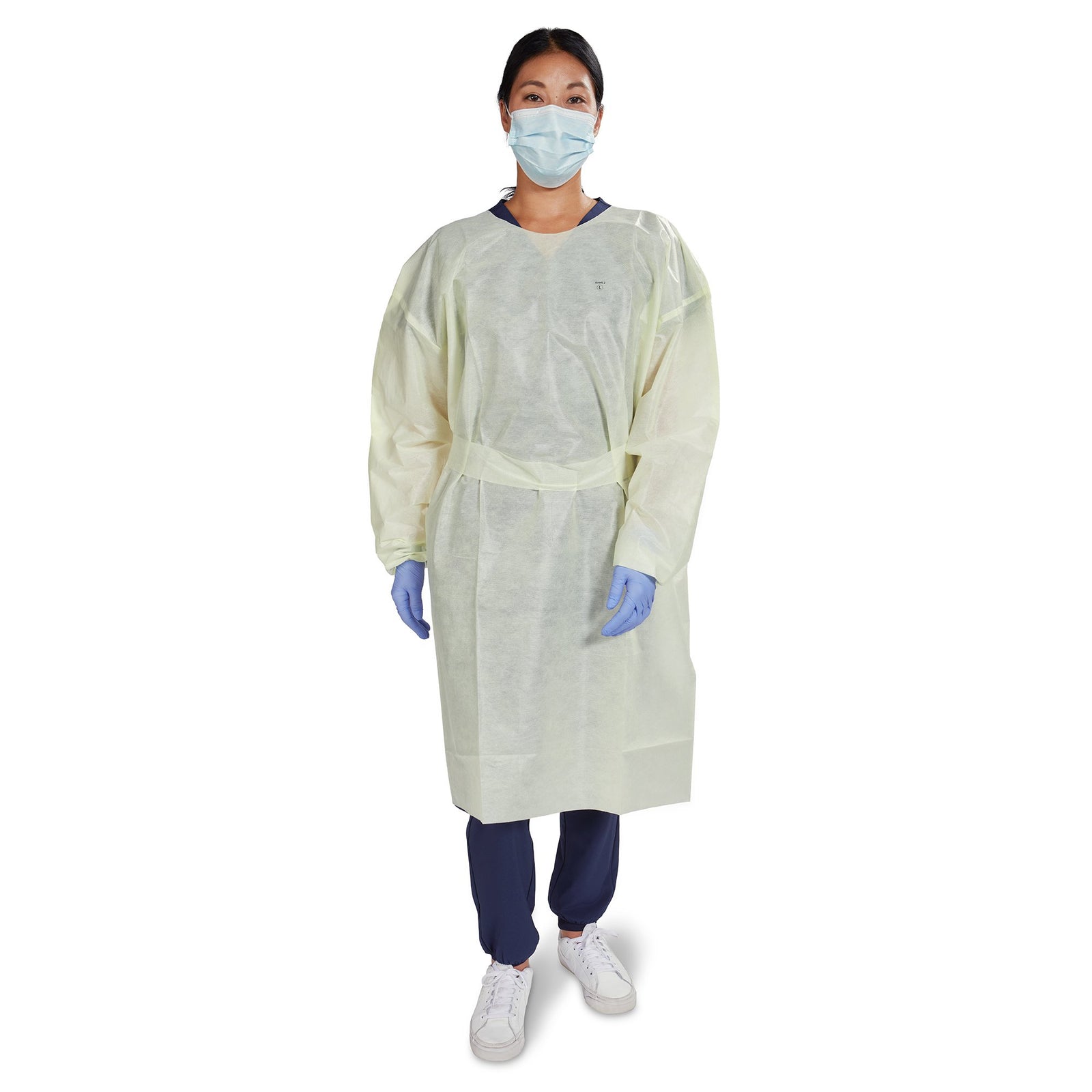 McKesson Protective Procedure Gown AAMI Level 2 Non-Sterile