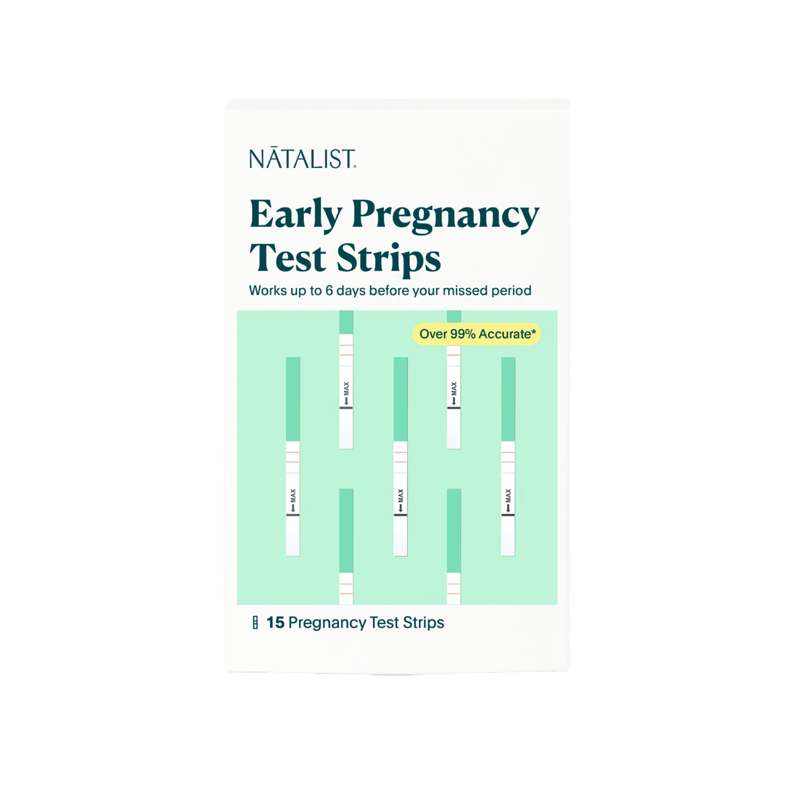 Natalist hCG Pregnancy Test Strips, 15 Tests