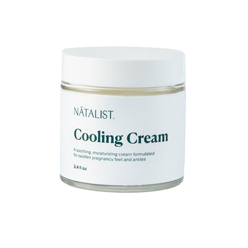 Natalist Cooling Cream Foot Moisturizer 3.4 oz Peppermint Scent