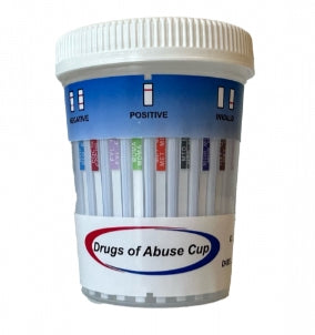 13-Panel Drug Test Cup with Adulterants - Box of 25 Tests