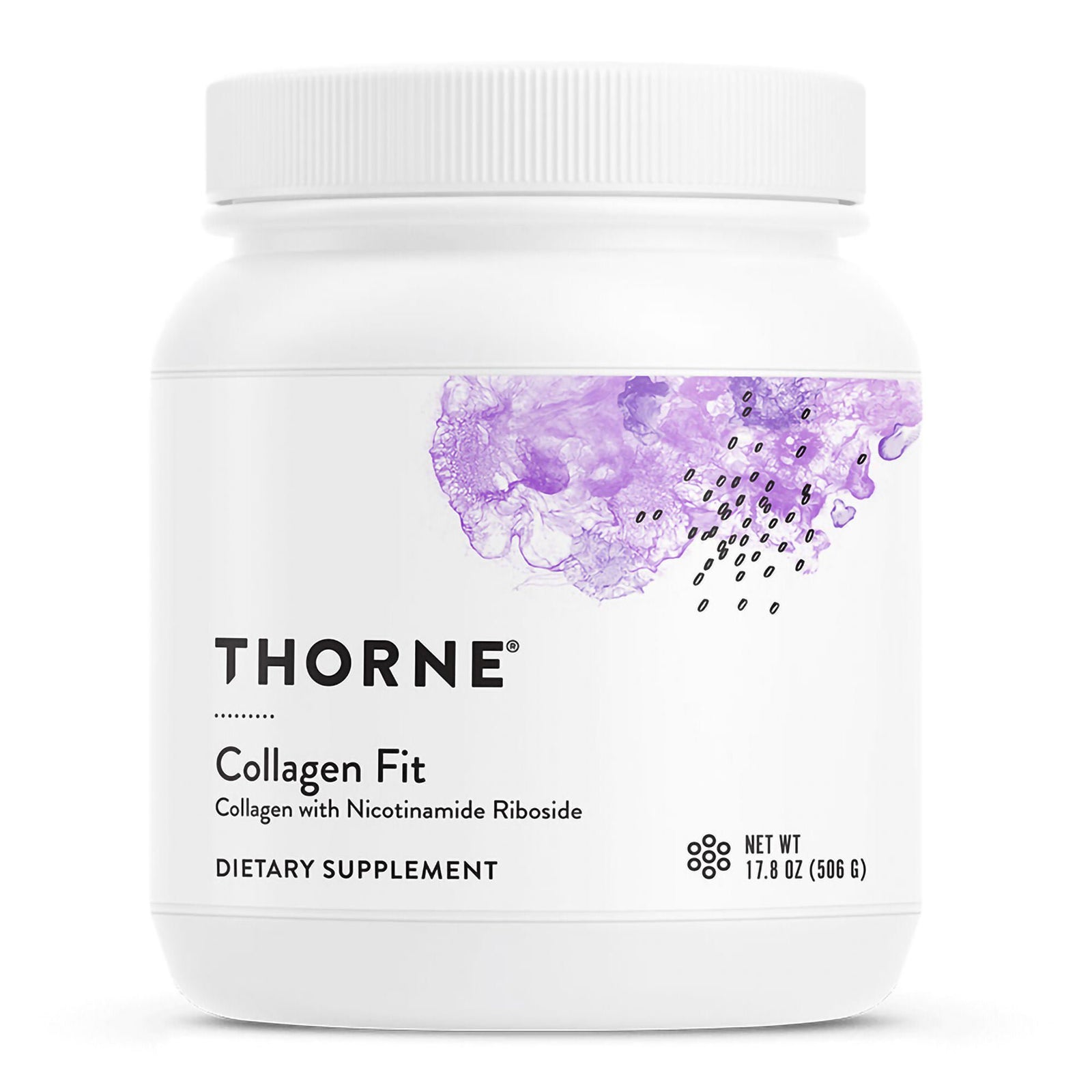 Thorne Collagen Fit Powder with Nicotinamide Riboside, Unflavored 17.8 oz