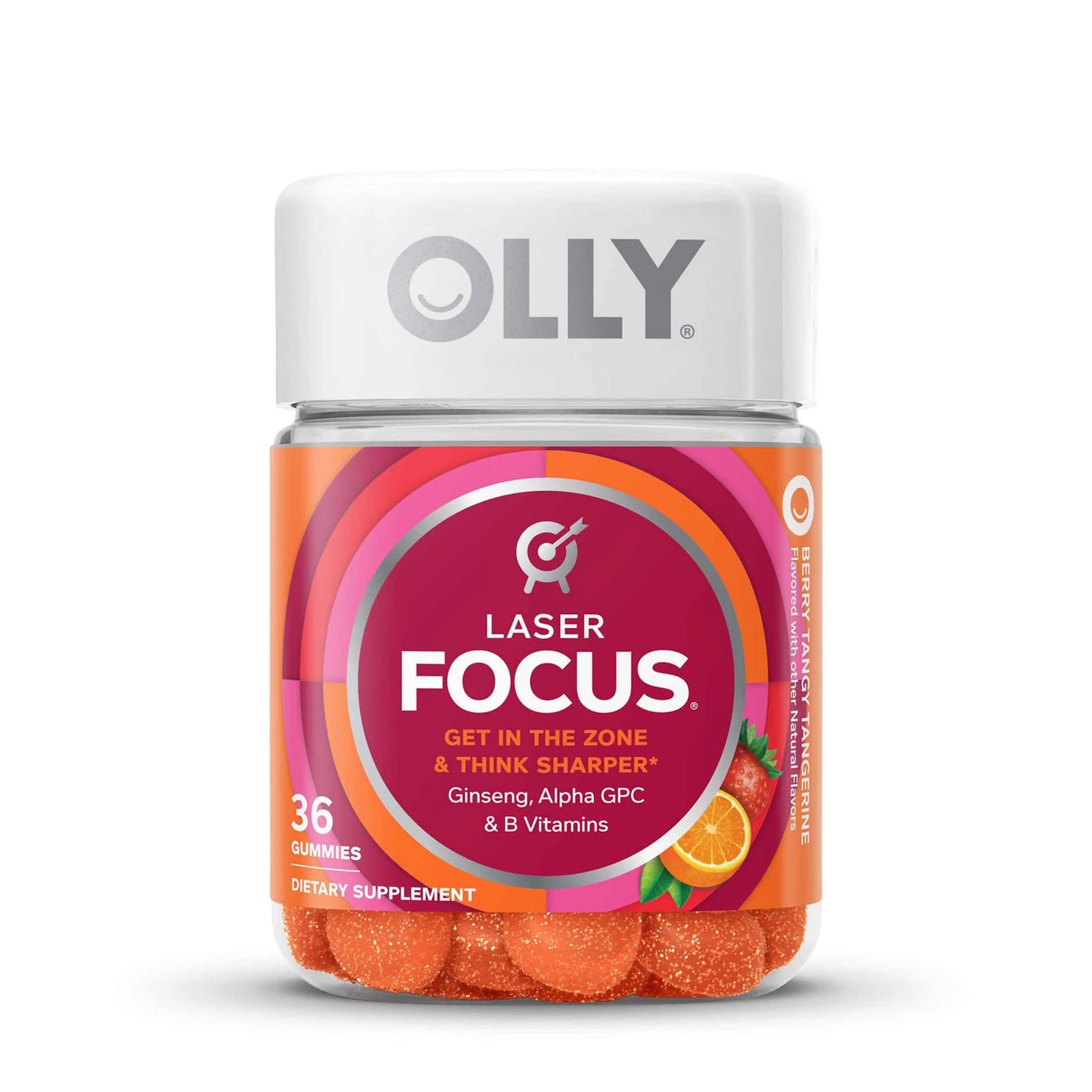 OLLY Laser Focus Dietary Supplement Gummies - 36 Count Bottle