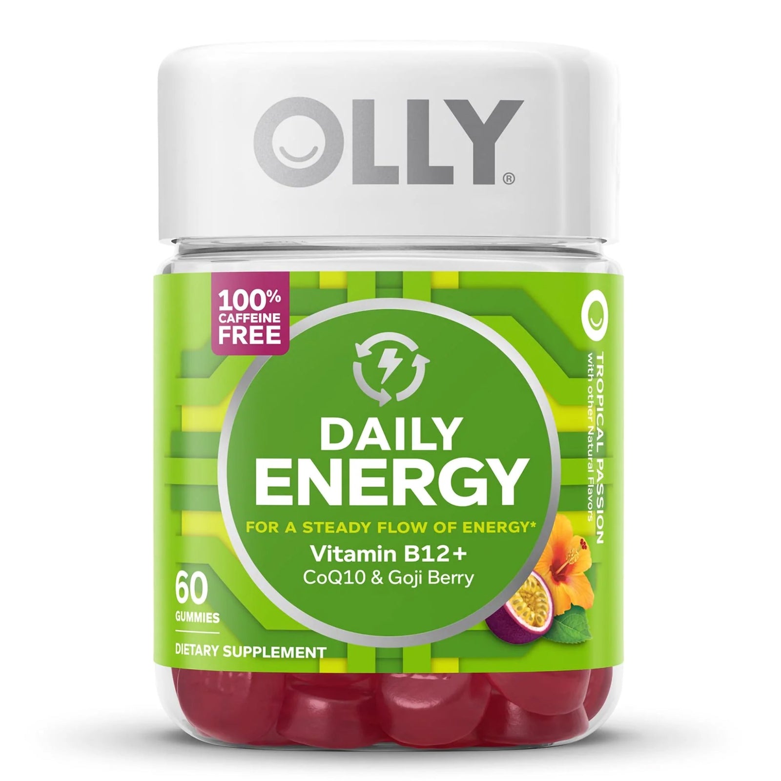 OLLY® Daily Energy Vitamin B12 / CoQ10 / Goji Berry Gummies - 60 per Bottle