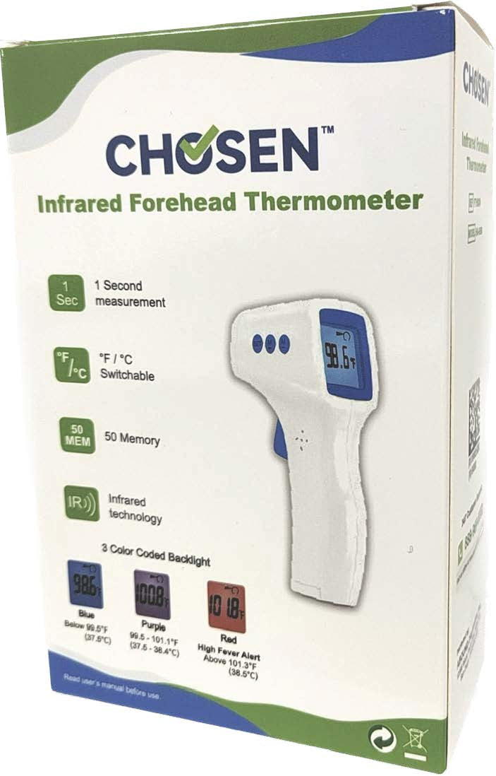 Chosen™ Non-Contact Infrared Forehead Thermometer