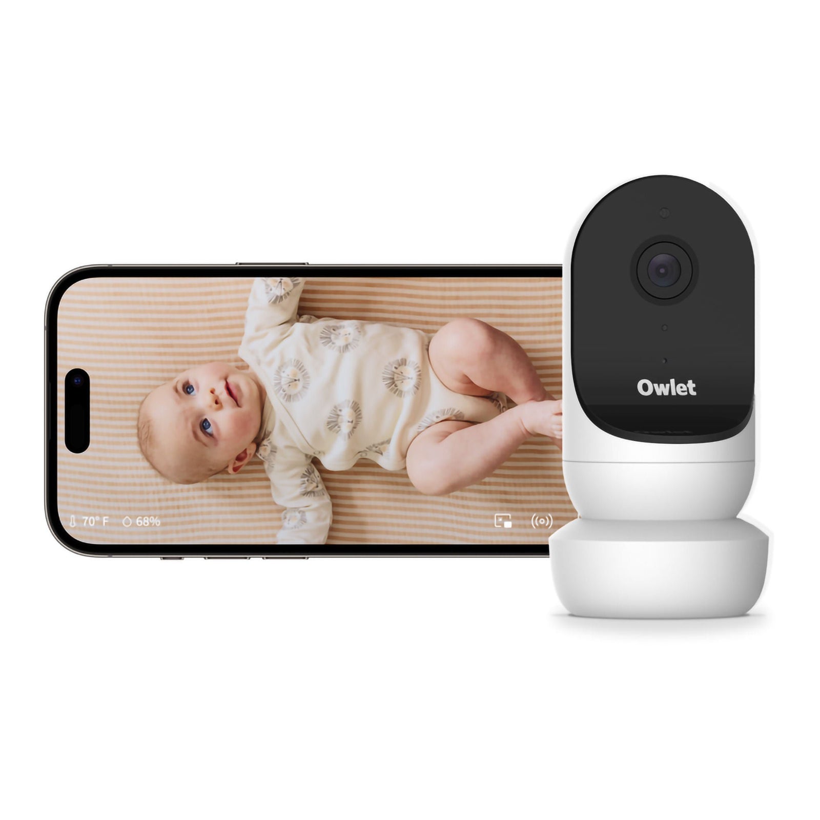 Owlet Cam 2 Smart HD Video Baby Monitor, White