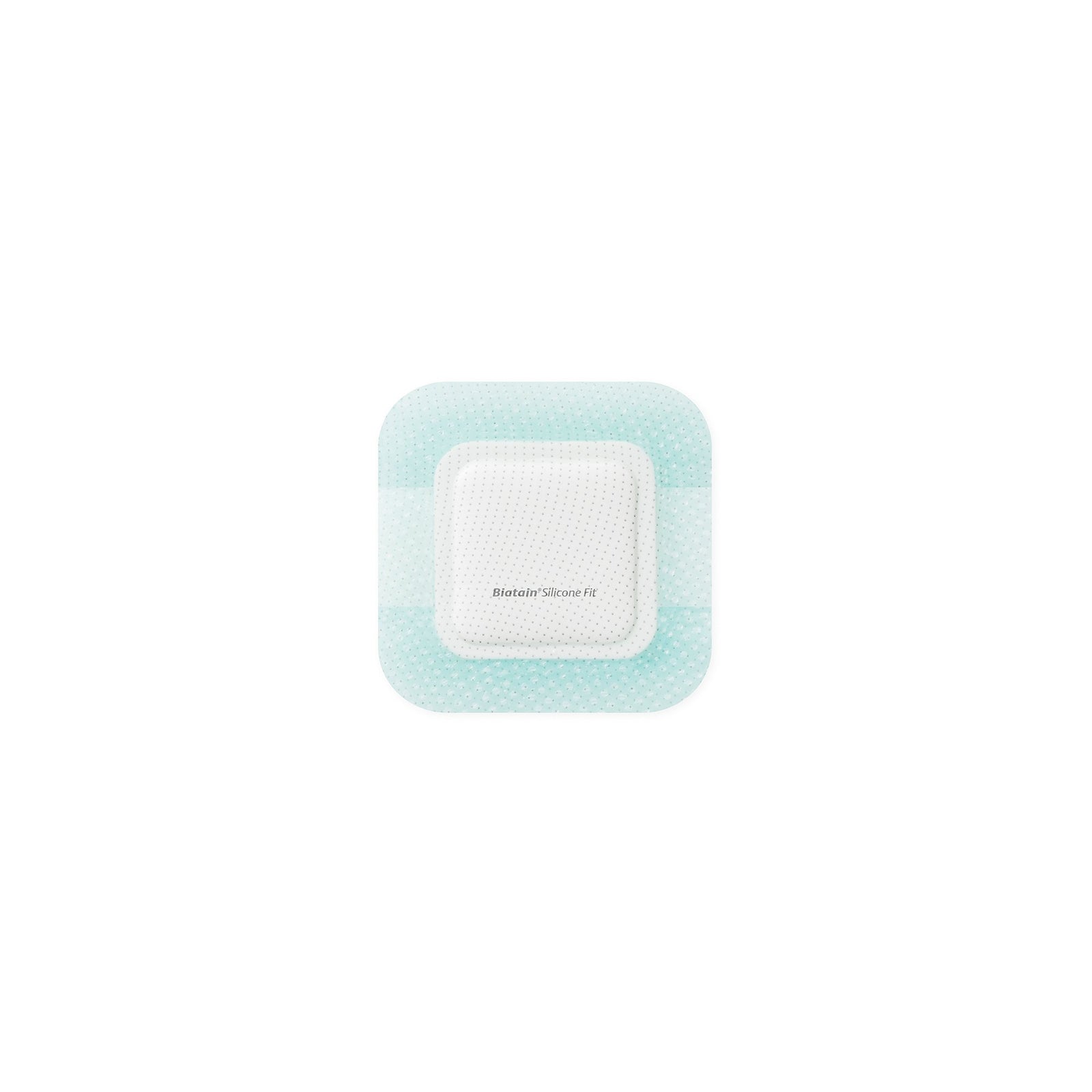 Biatain Silicone Fit Sacral Foam Dressing 4 x 4 Inch with Border