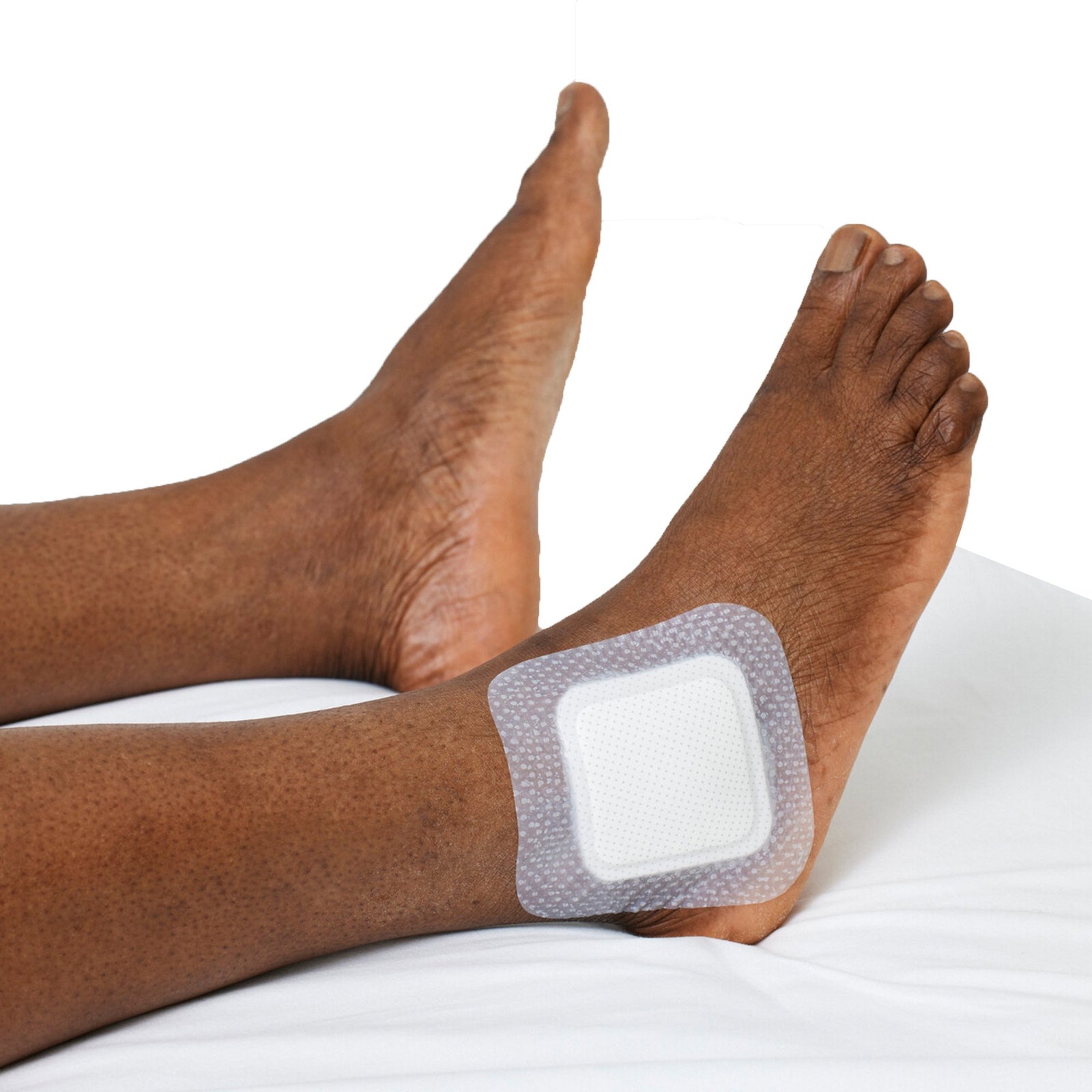 Biatain Silicone Fit Sacral Foam Dressing 4 x 4 Inch with Border