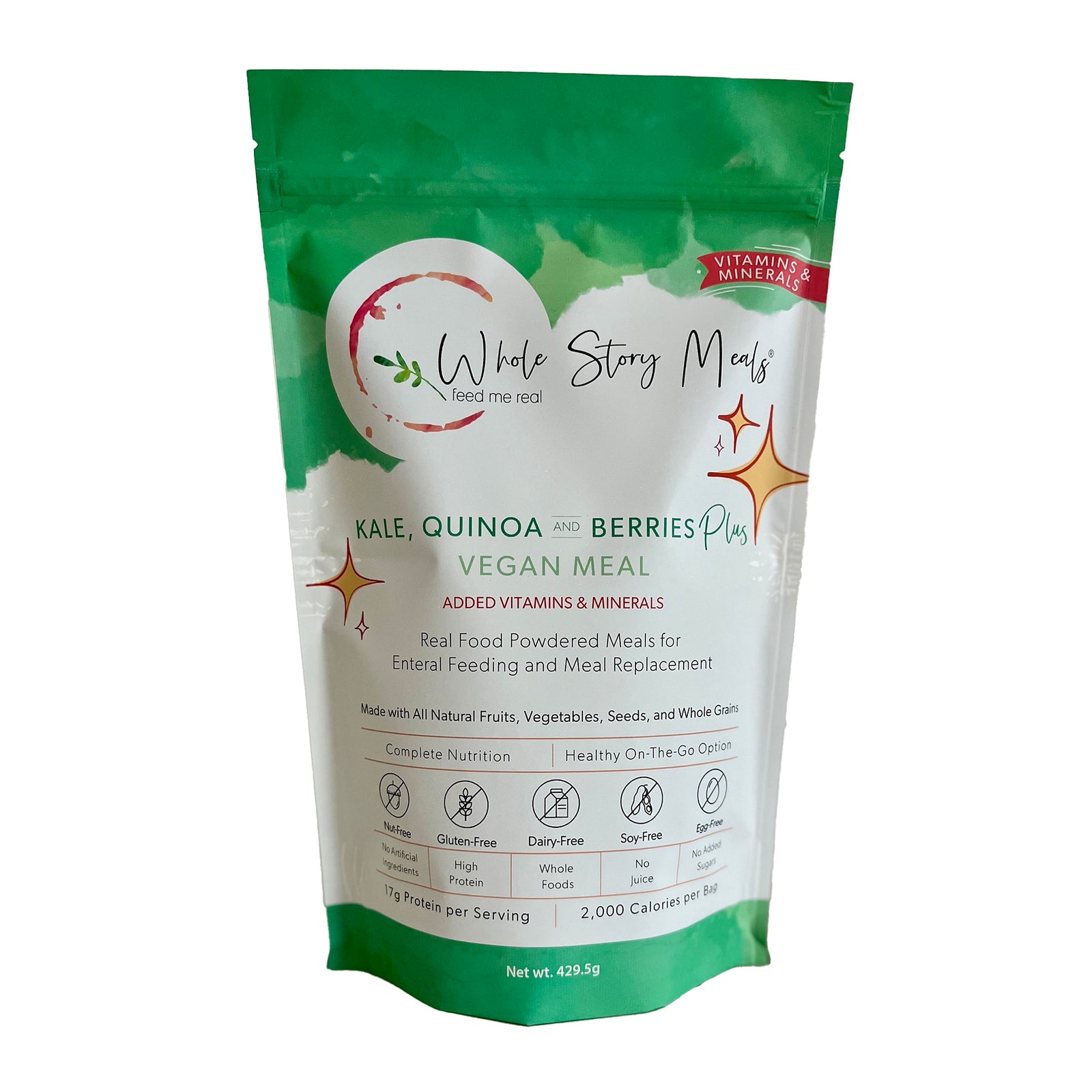 WHOLE STORY MEAL Kale Quinoa Berries Powder