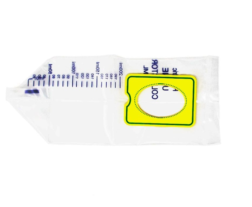 Pediatric Urine Collection Bag 200 mL with Adhesive Closure