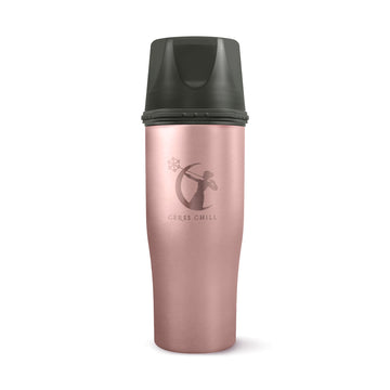 Ceres Chill Demigoddess 16 oz. Stainless Steel Breast Milk Chiller Container - Made You Blush Rose Gold