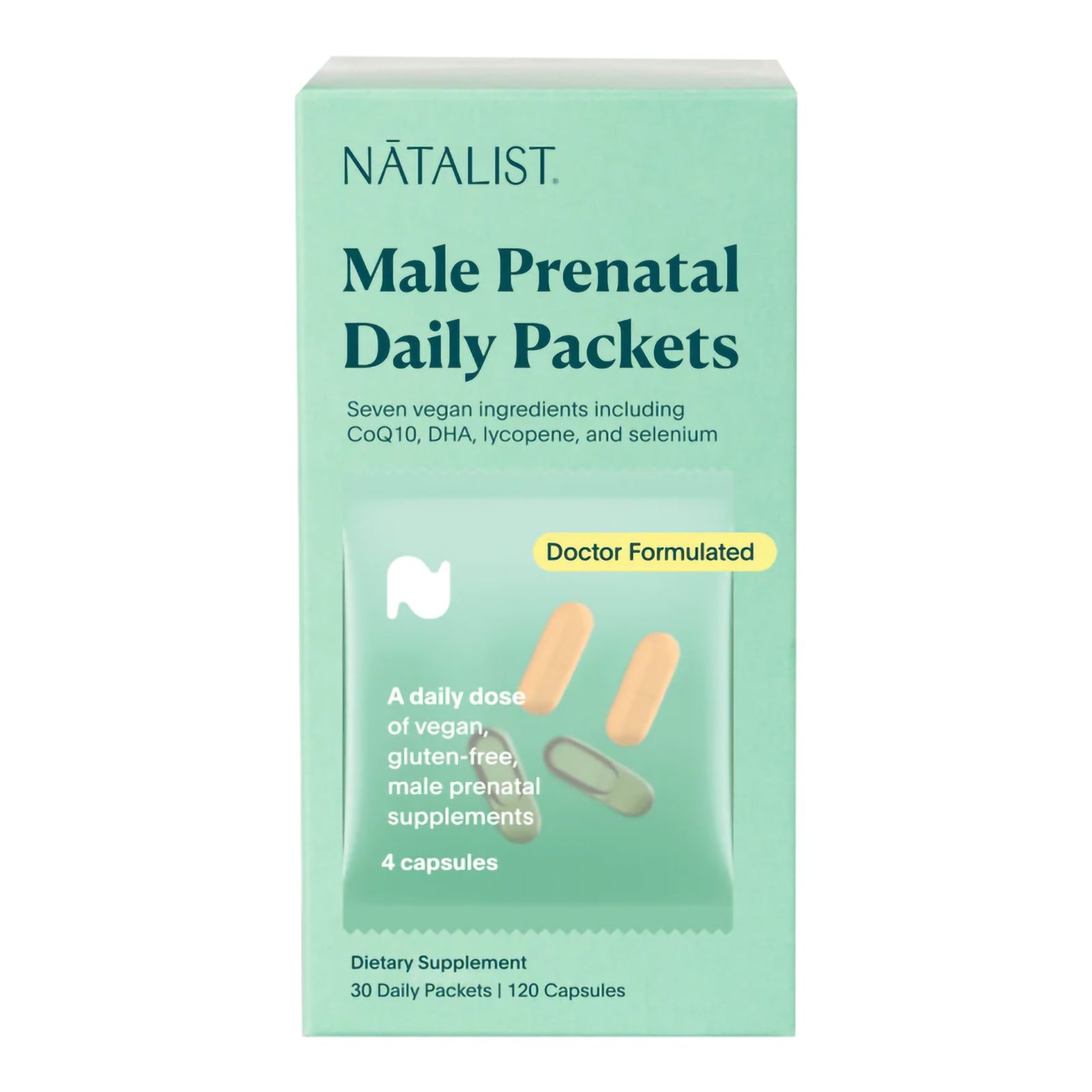 Natalist Male Prenatal Daily Packets, 30 Count