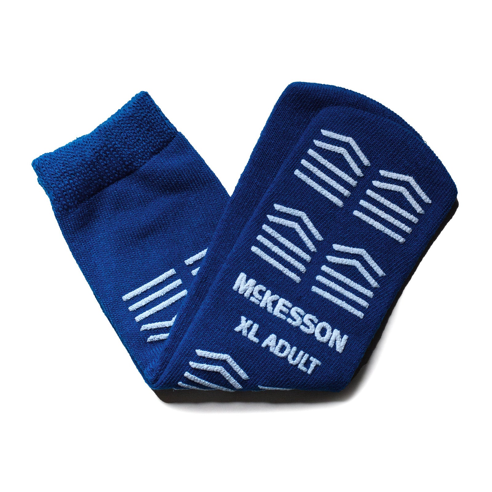 McKesson Slipper Socks Adult X-Large Royal Blue