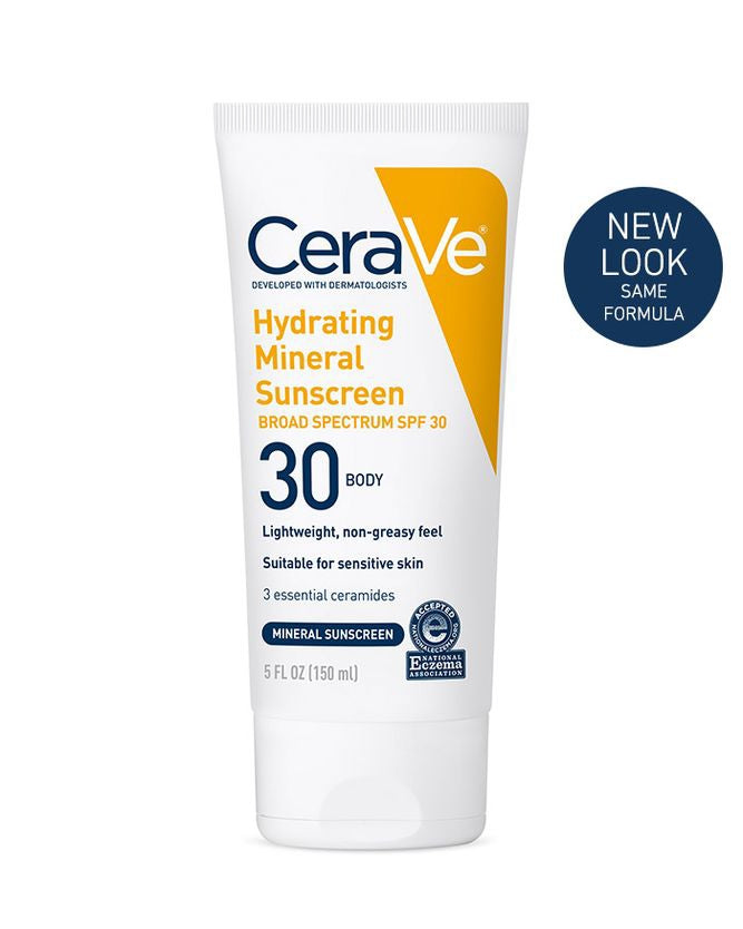 CeraVe Hydrating Mineral Sunscreen SPF 30 Lotion 5 oz