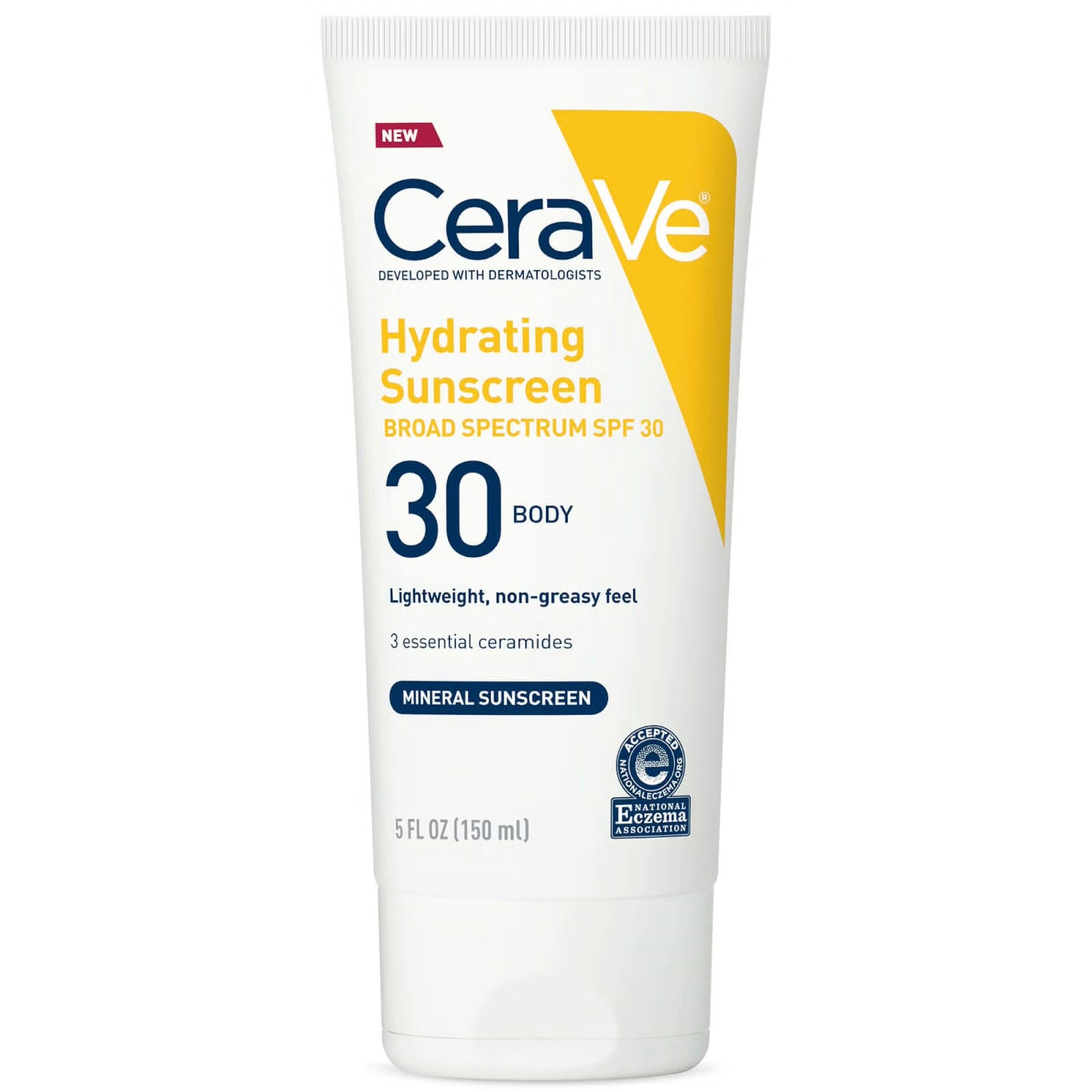 CeraVe Hydrating Mineral Sunscreen SPF 30 Lotion 5 oz