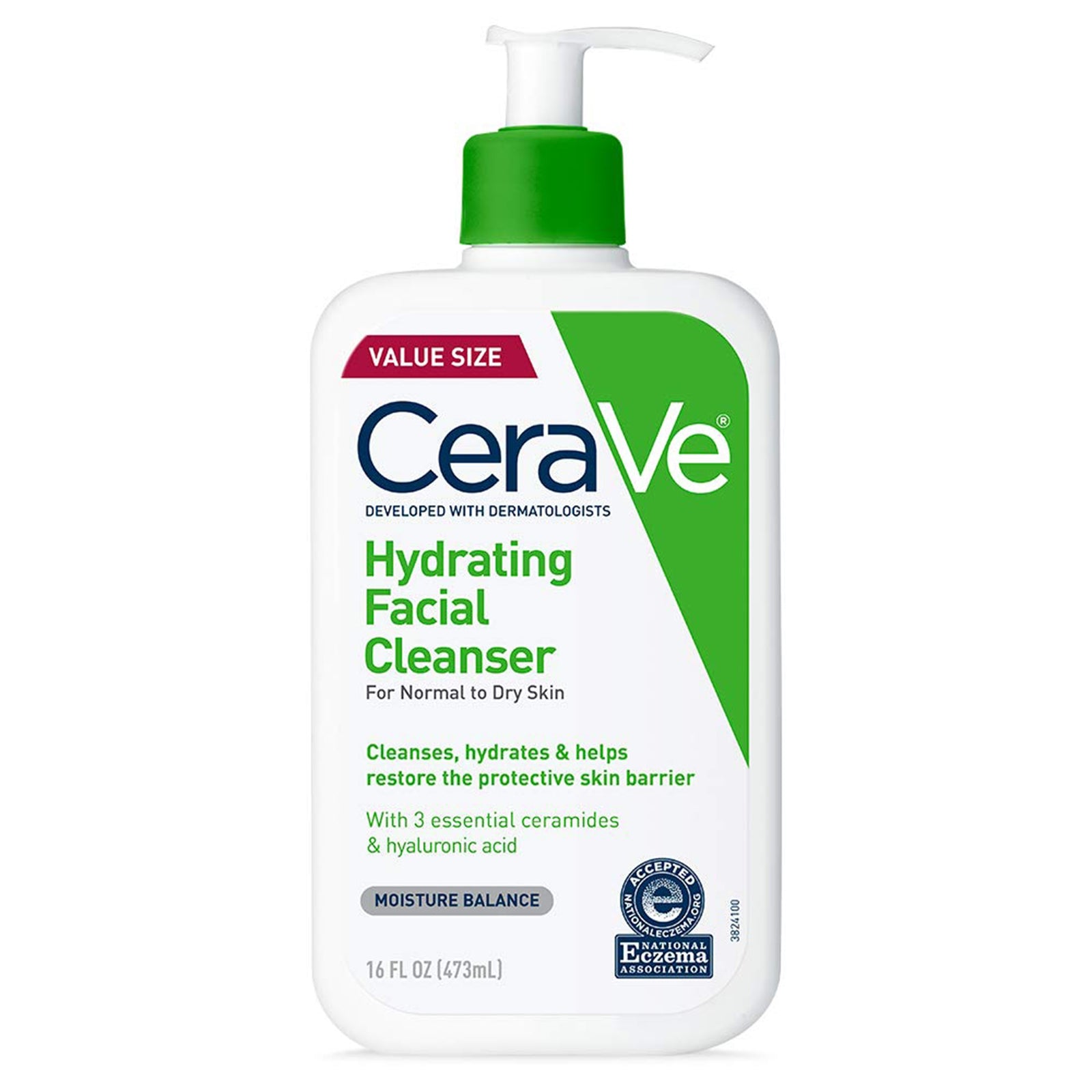CeraVe Hydrating Facial Cleanser, 16 oz