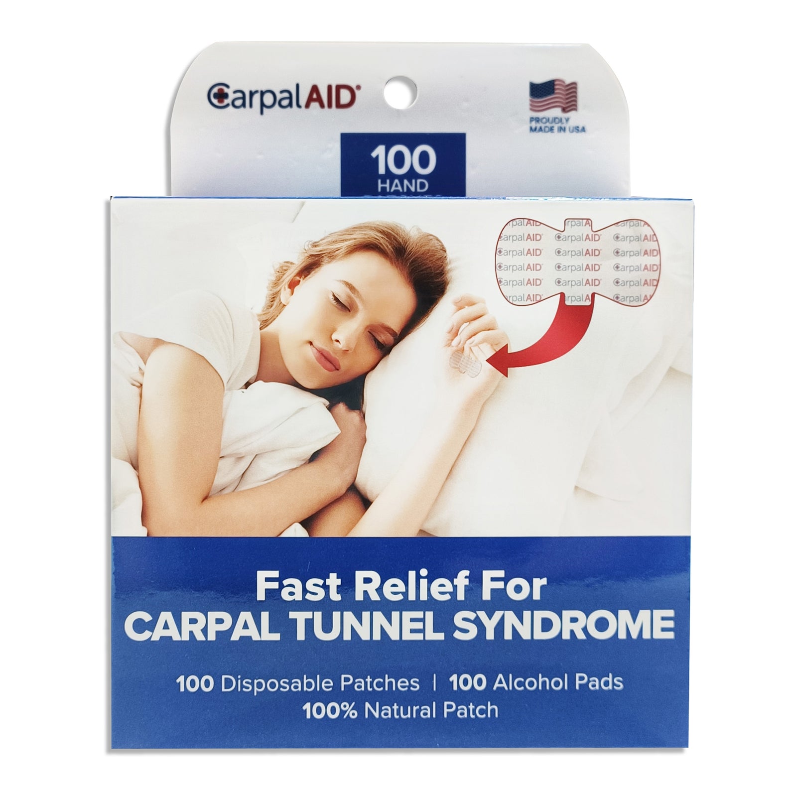 Carpal AID Patch Hand-Based Carpal Tunnel Support
