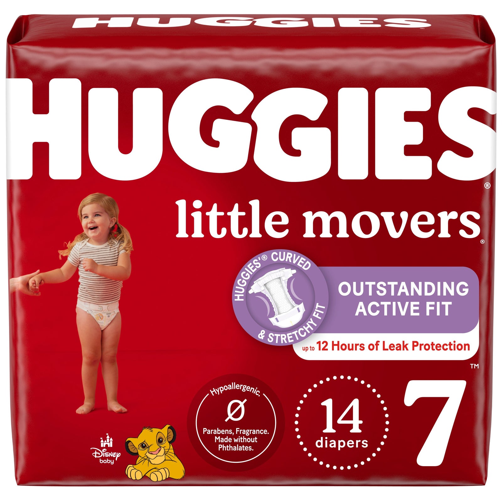 Huggies Little Movers Size 7 Baby Diapers