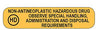 Health Care Logistics Non-Antineoplastic Hazardous Drug Biohazard Labels - 3/8 x 1-5/8 Inch