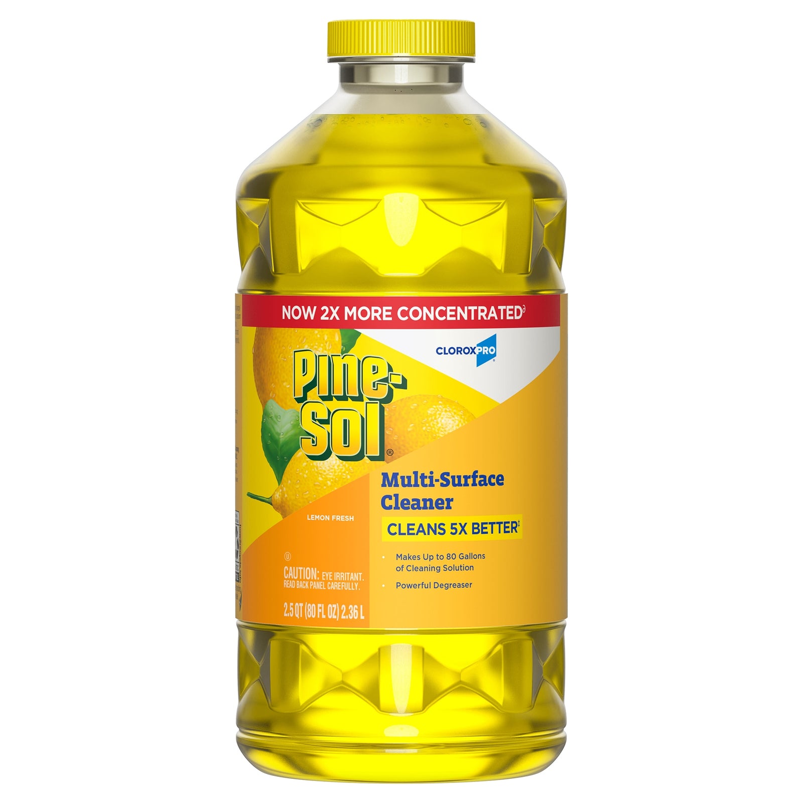 Pine-Sol Concentrated Cleaner, Lemon Scent, Case of 3