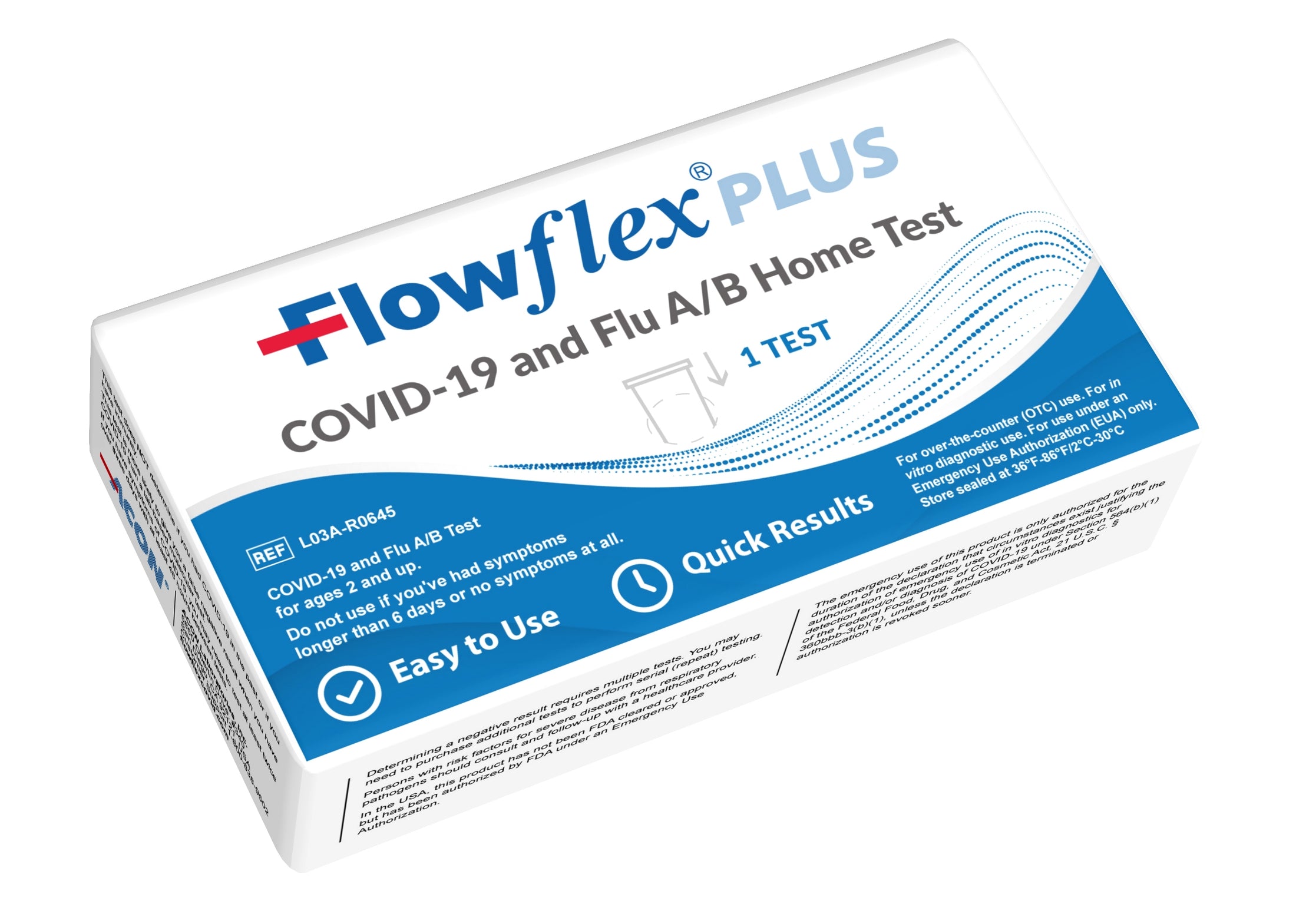 Flowflex Plus COVID-19 and Flu A/B Home Test Kit