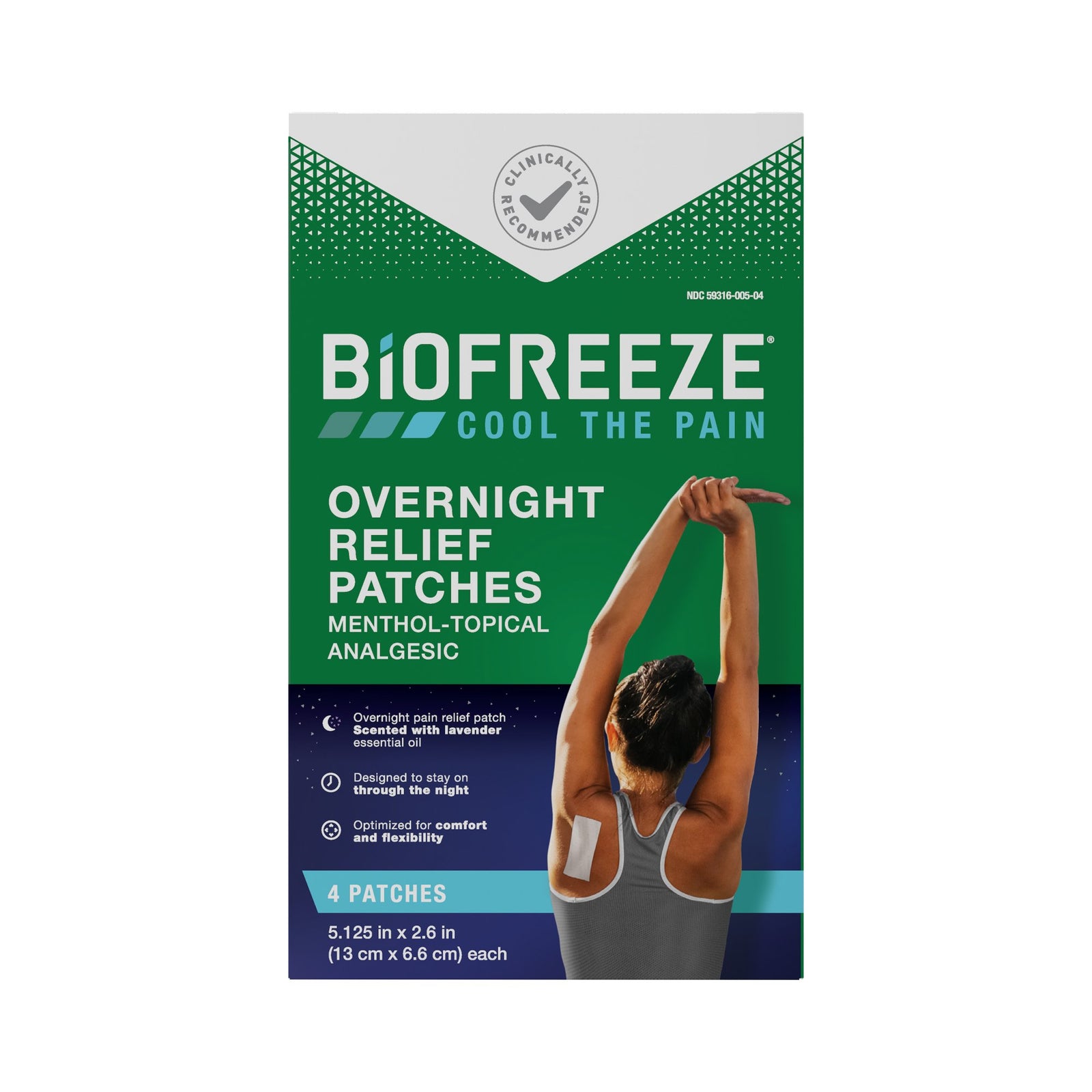 Biofreeze 5% Strength Menthol Pain Relief Patch