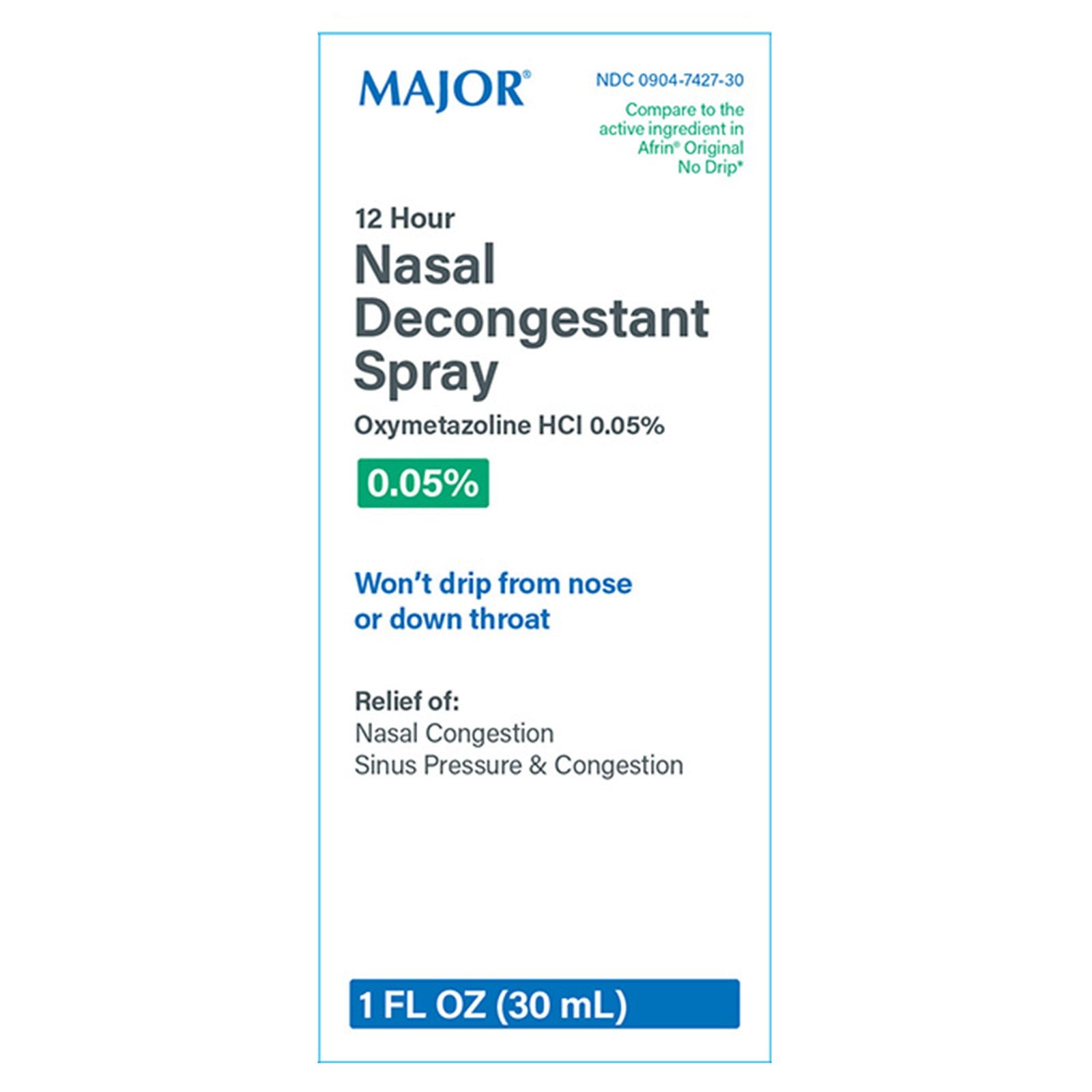 Oxymetazoline HCl 0.05% Nasal Spray 30 mL