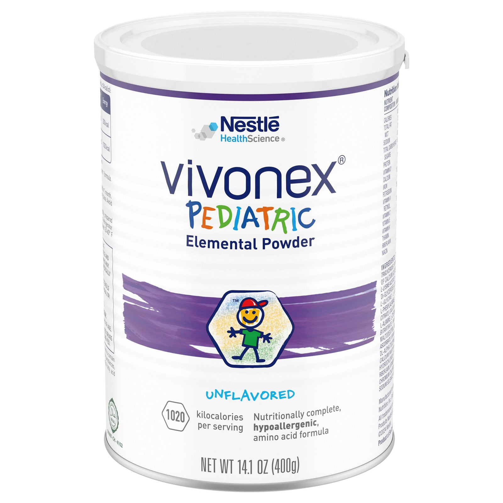 Vivonex Pediatric Unflavored 400g Can Amino Acid Supplement