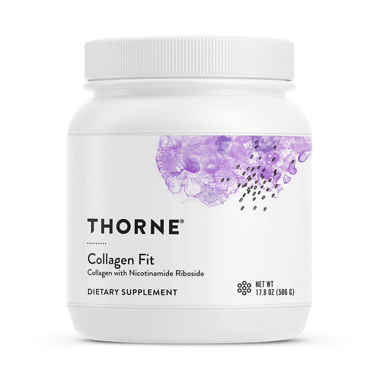 THORNE Collagen Fit Unflavored Powder 17.8 oz Canister