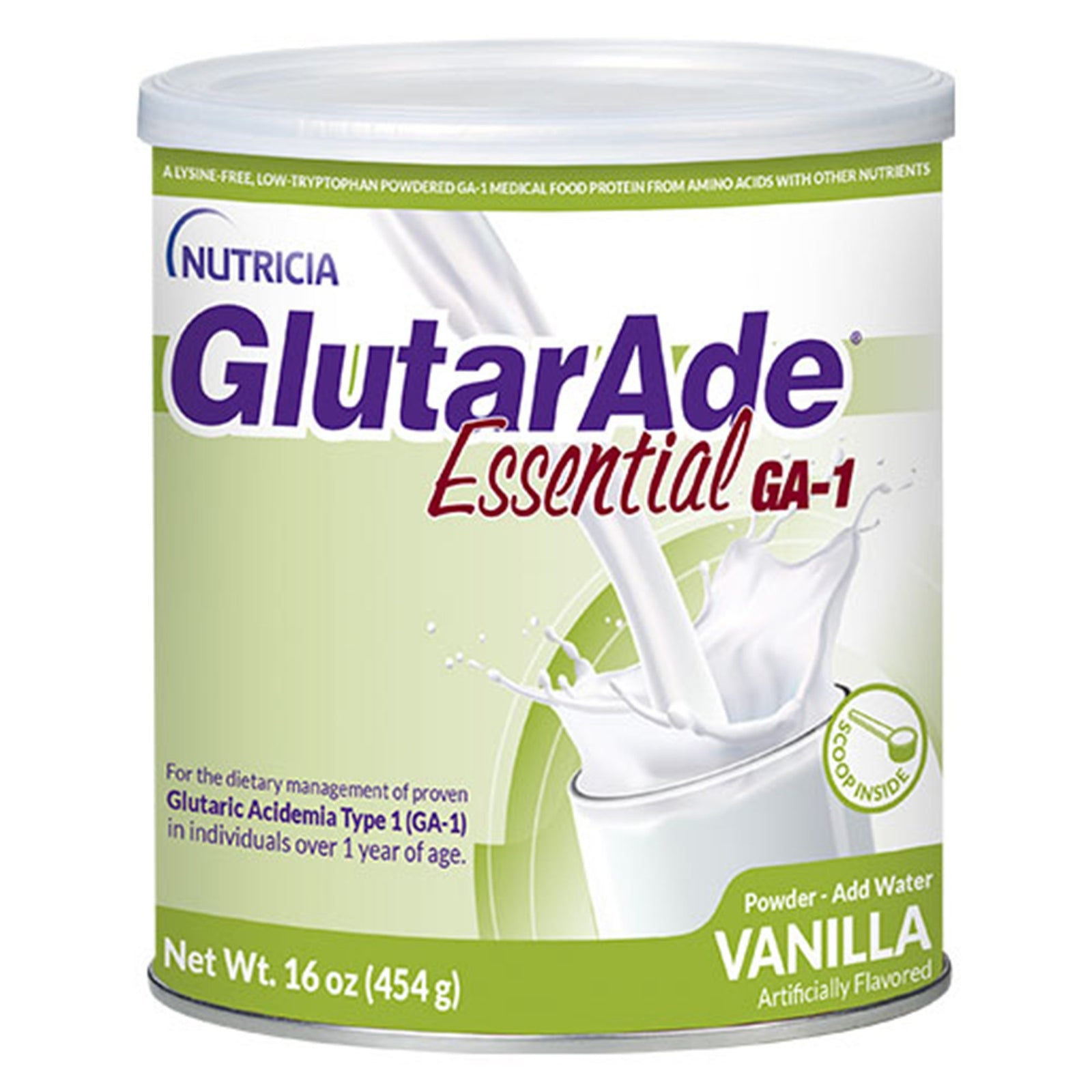 GlutarAde Essential Vanilla Flavor Powder Supplement