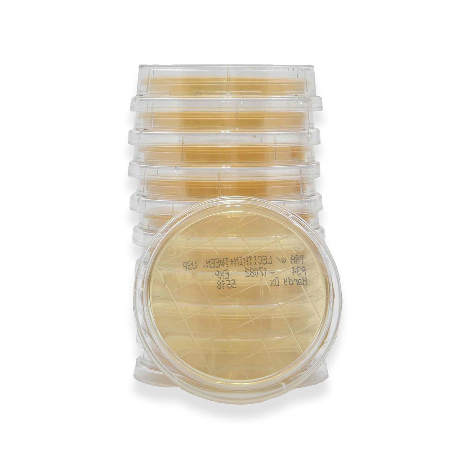 Lok-Tight™ Tryptic Soy Agar Contact Plate with Lecithin and Tween® 80 - 15 x 60 mm