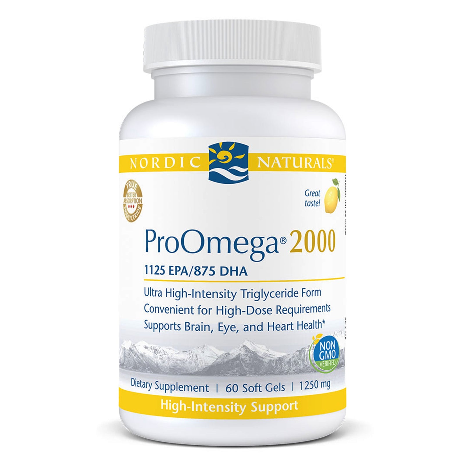 Nordic Naturals ProOmega 2000 Lemon Softgels